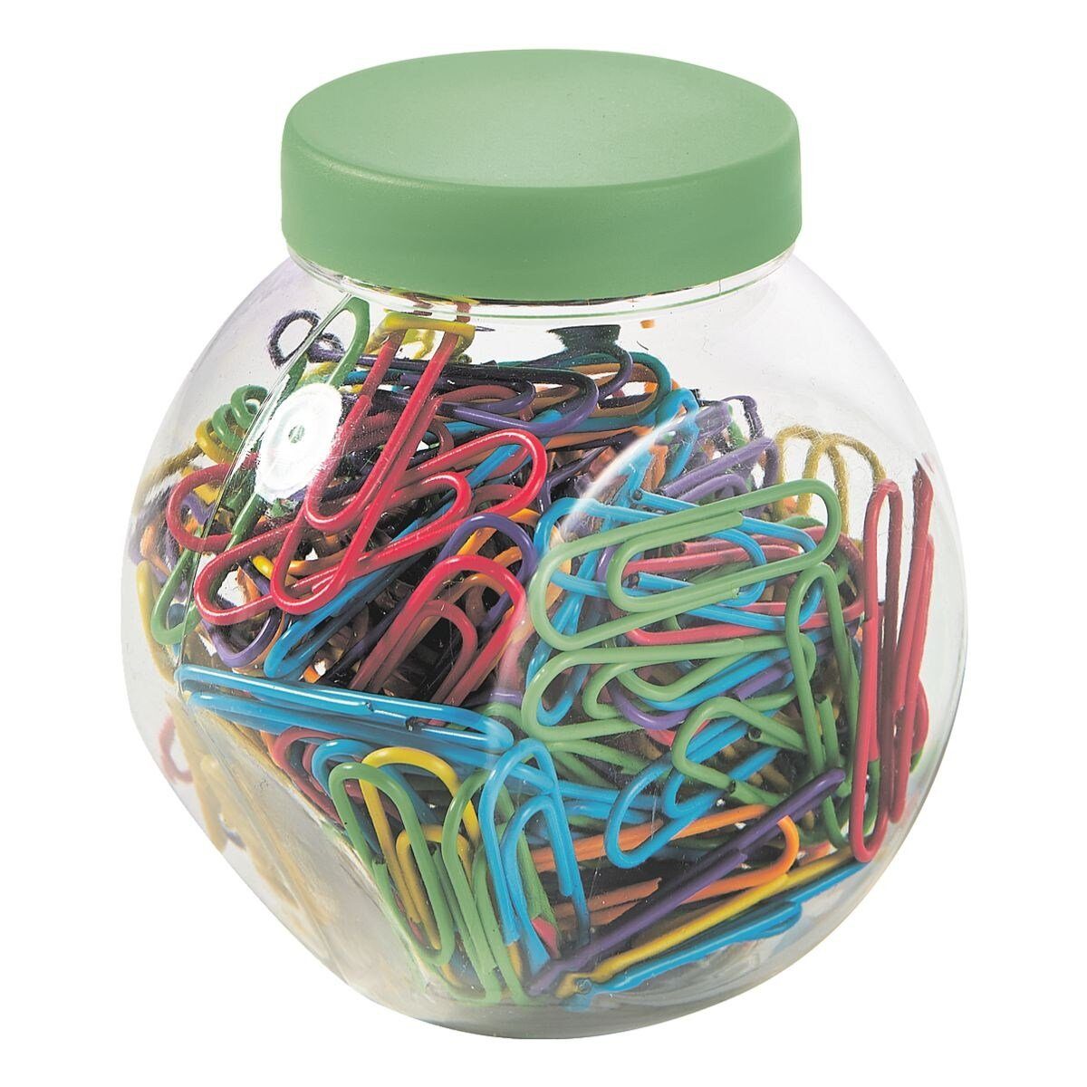 ALCO Büroklammer, 26 mm, mehrfarbig kunststoffüberzogen, rund, 200 Stück