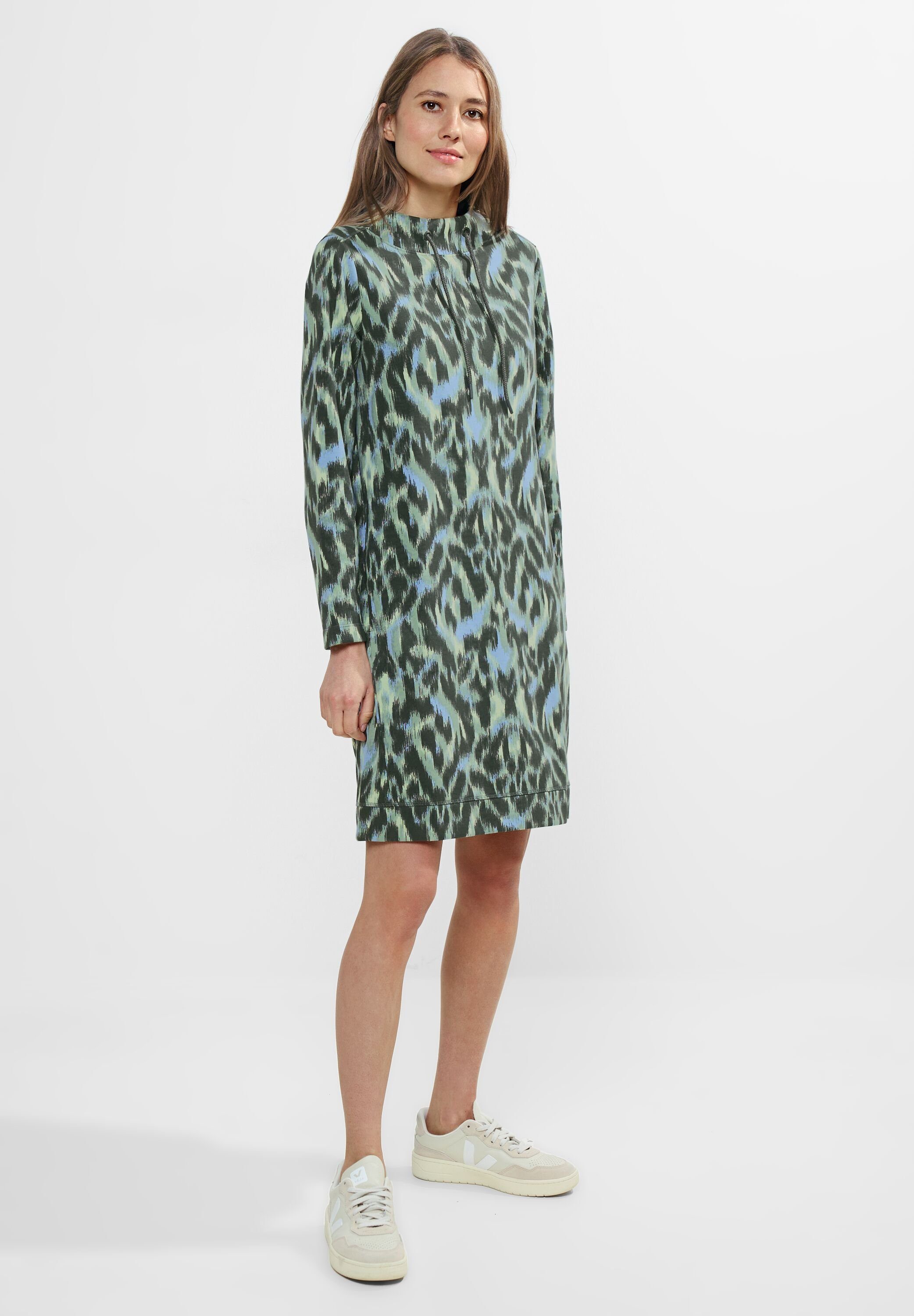 CECIL Sweatkleid mit grafischem Muster