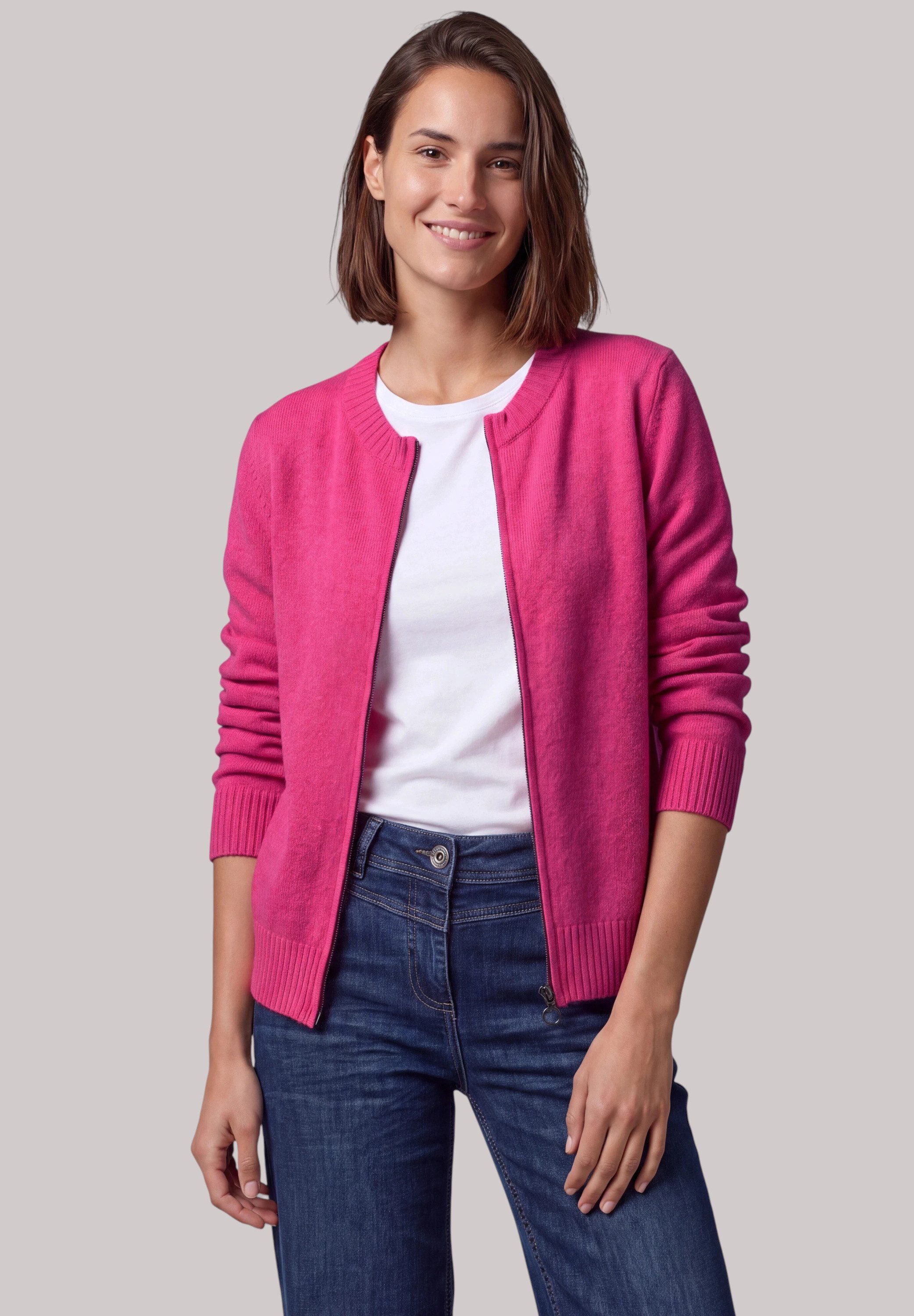 CECIL Cardigan aus Feinstrick