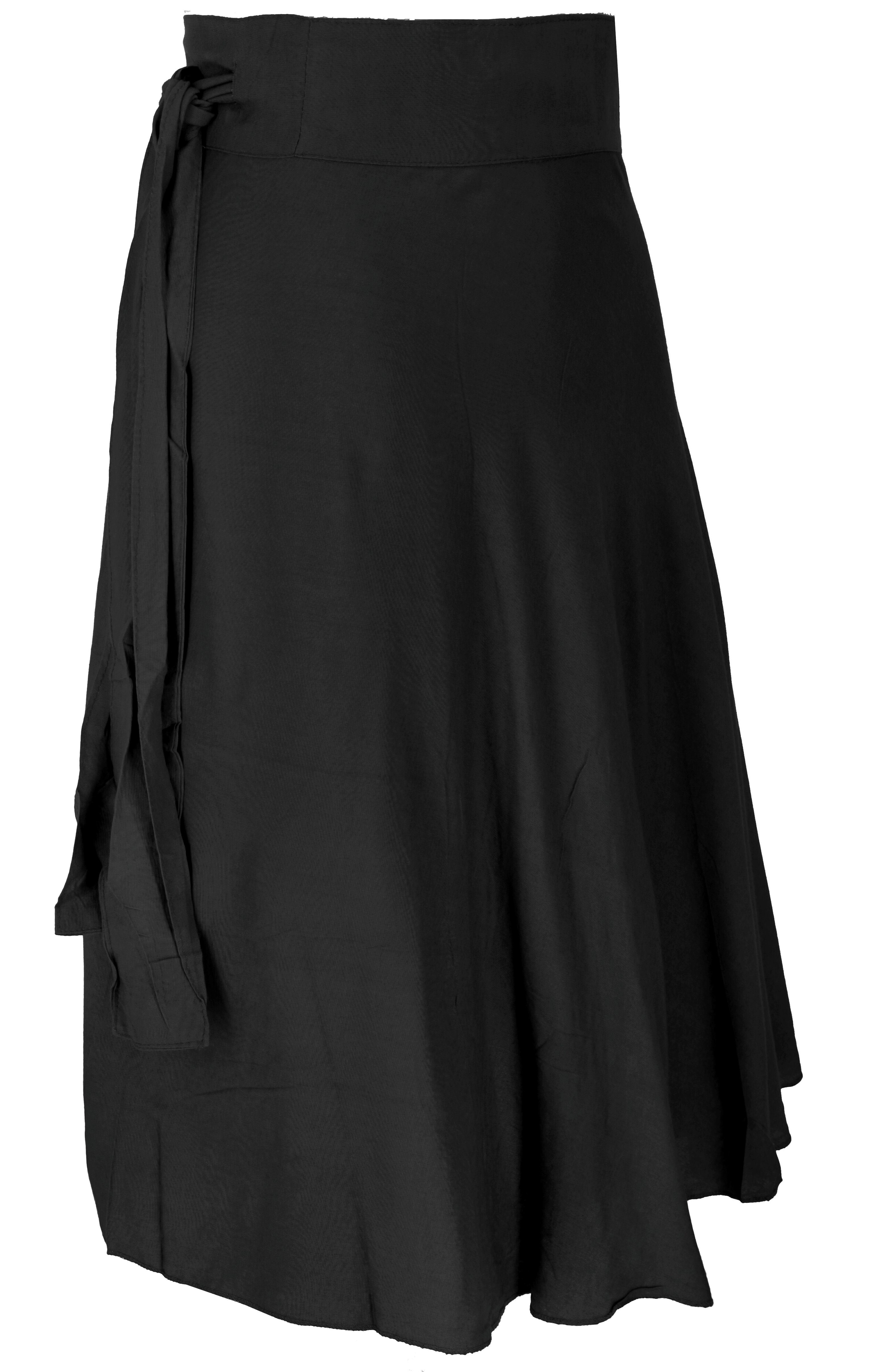 Guru-Shop Minirock Leichter Wickelrock, Boho Sommerrock günstig online kaufen