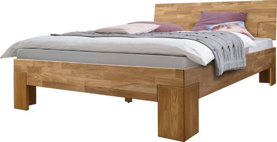 andas Bett »Sarah«, aus massivem Eichenholz, in zwei verschiedenen Bettbreiten erhältlich