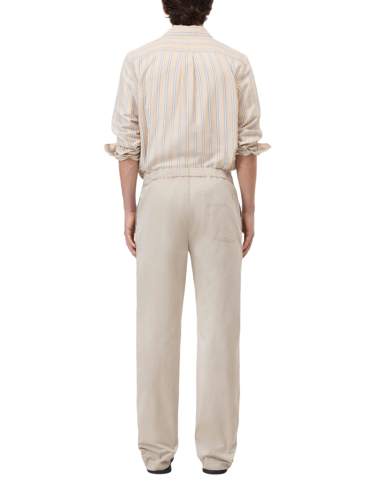 CLOSED Stoffhose natur, Casual, Baumwolle, Unifarben, Relaxed Fit, Mittel