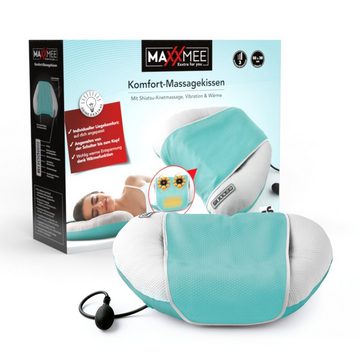 MAXXMEE Shiatsu-Massagekissen Komfort Plus - weiß/mint - 50 x 10 x 38 cm - 24W
