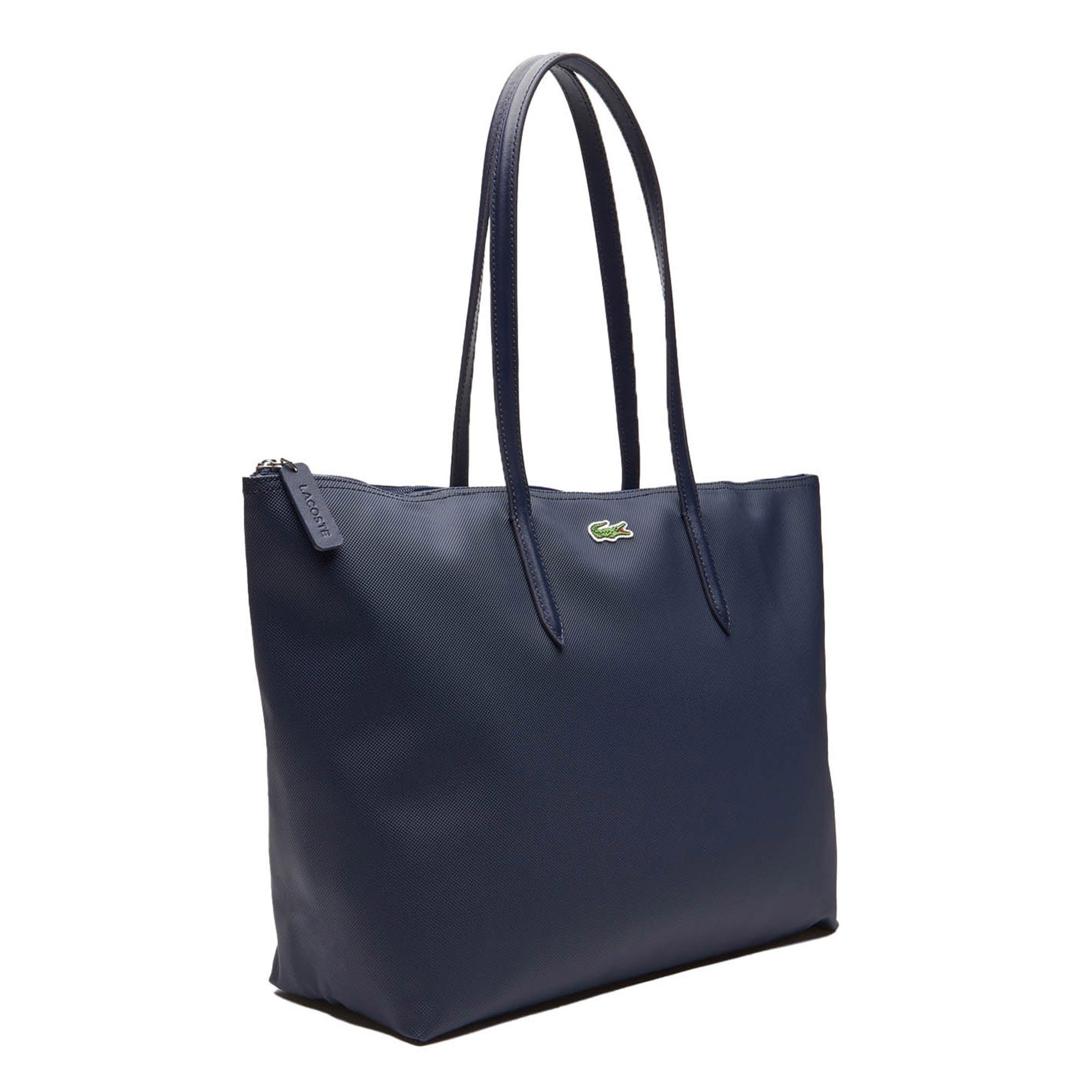 Lacoste Henkeltasche Damen Handtasche Lederimitat