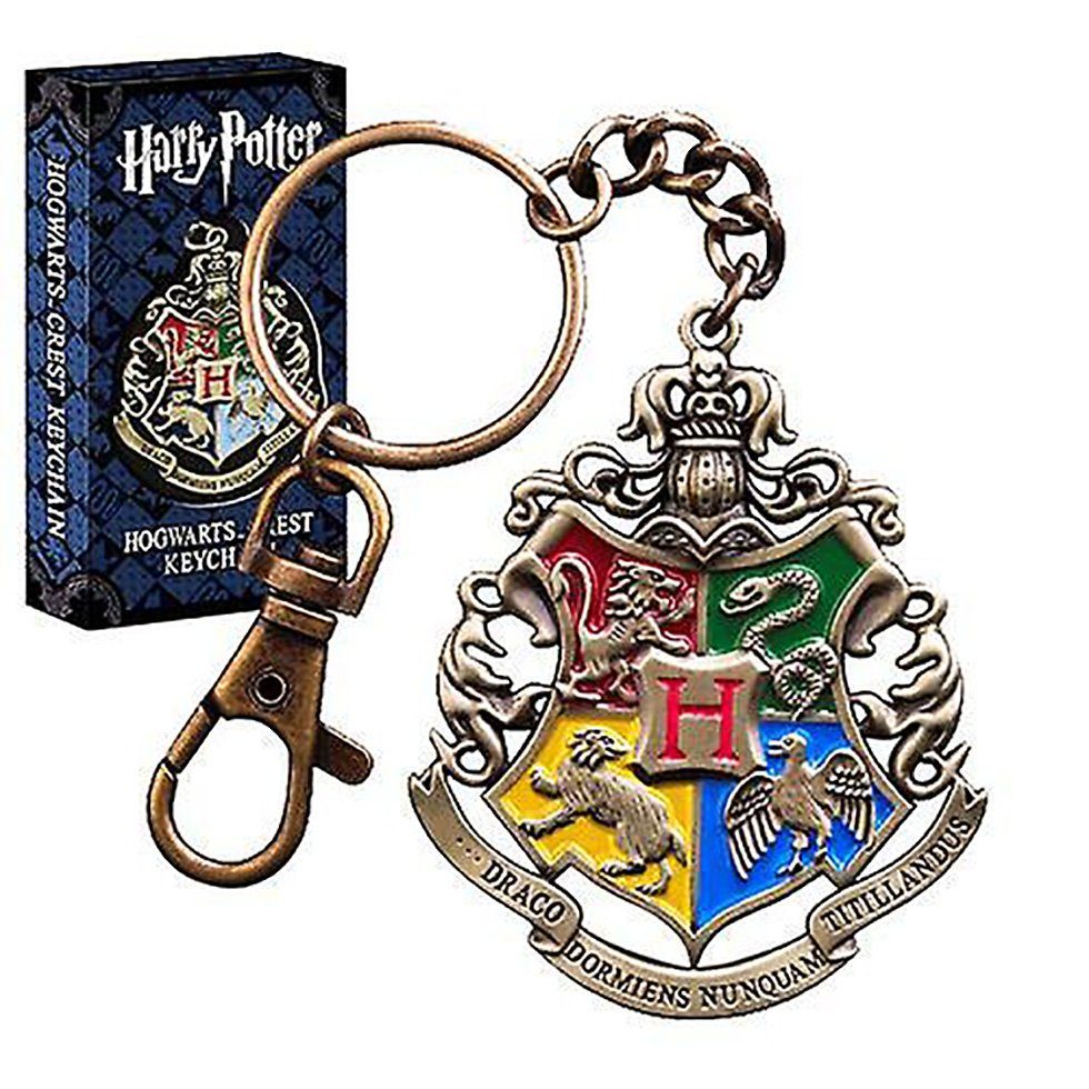The Noble Collection Schlüsselanhänger Harry Potter - Hogwarts Schulwappen  Schlüsselanhänger