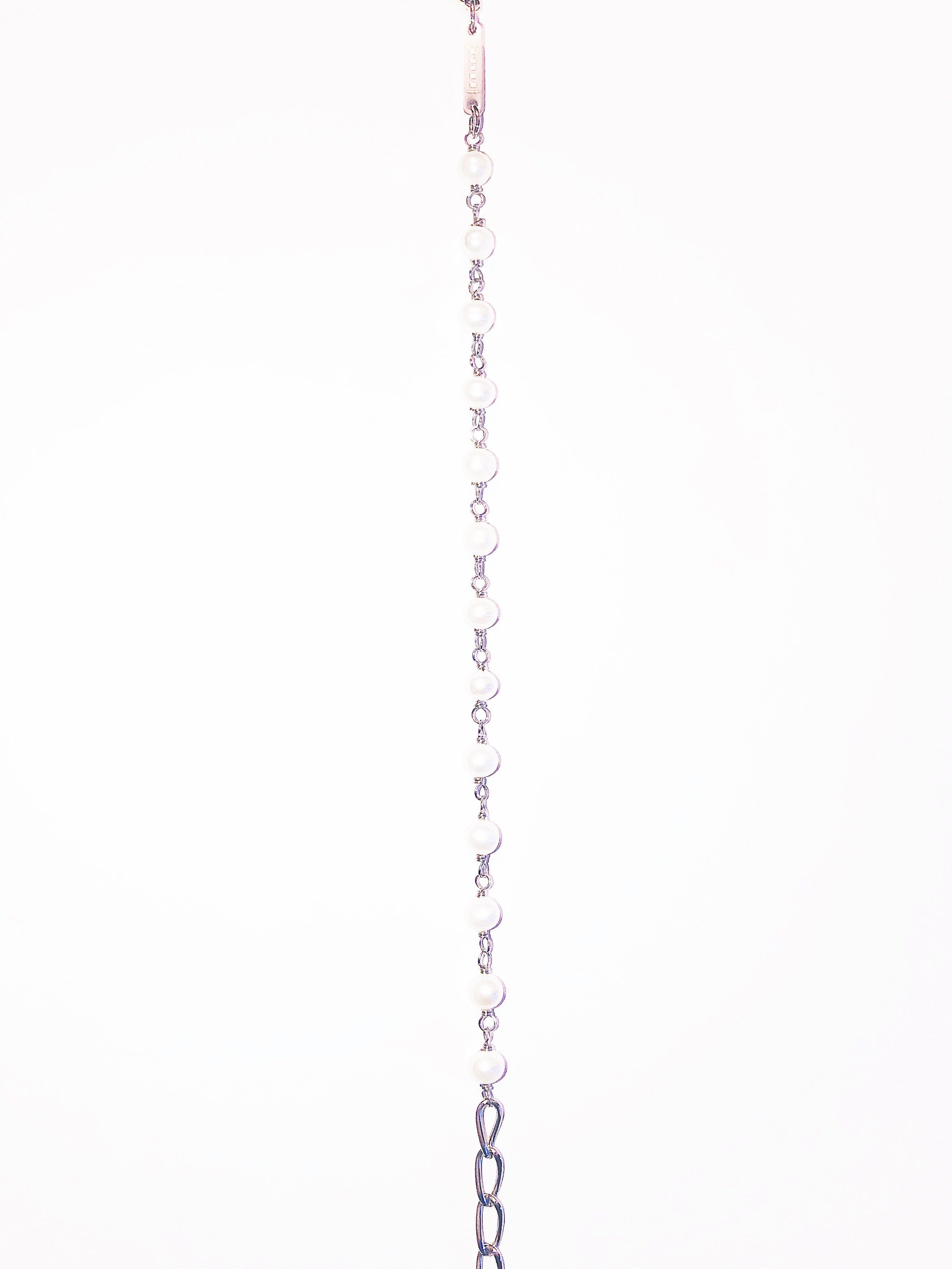 MONOMANIA Armband Monomania 43502 Armband Damen Suesswasserzucht-Perle Weiss Edelstahl 2