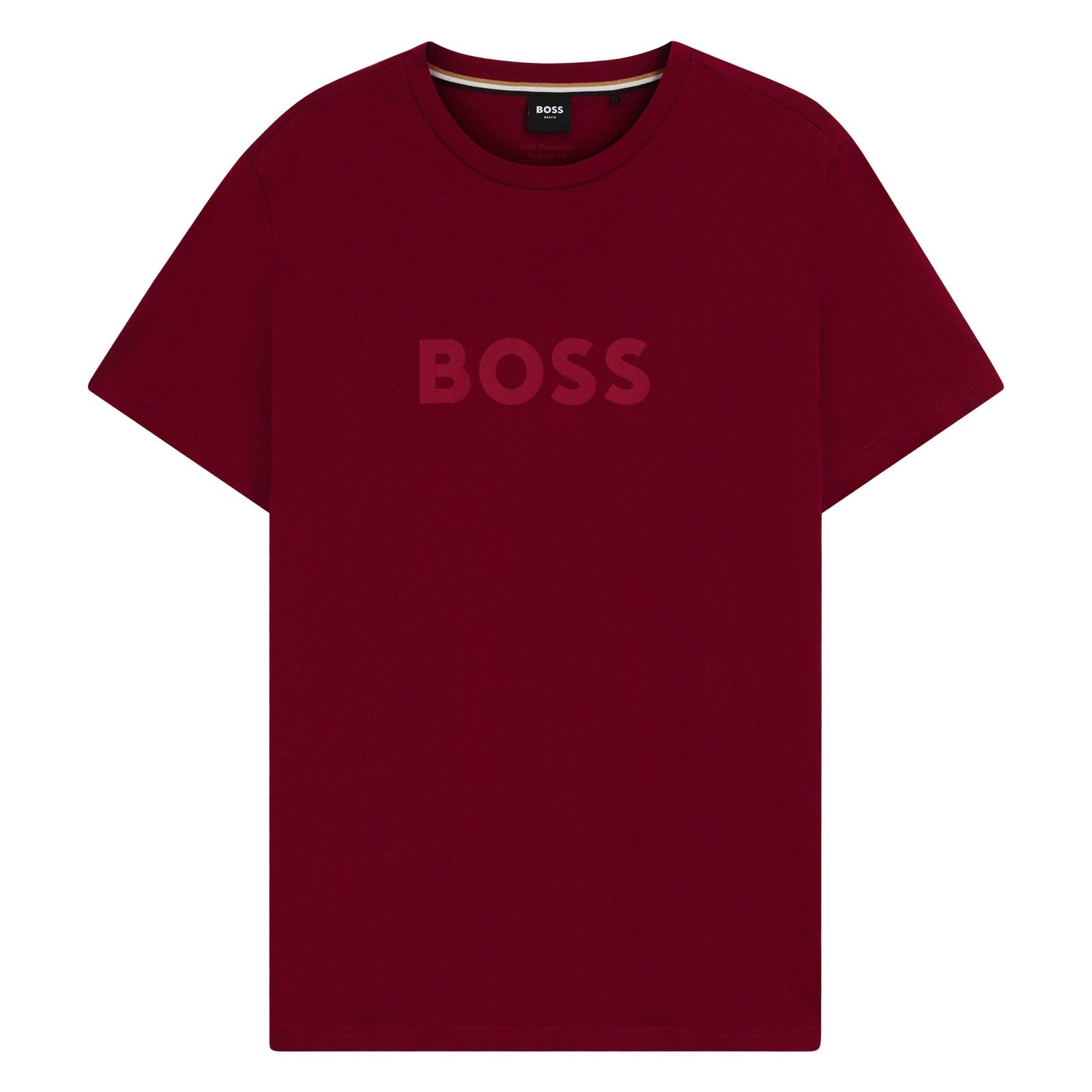 BOSS T-Shirt T-Shirt RN mit großem Markenprint auf der Brust günstig online kaufen