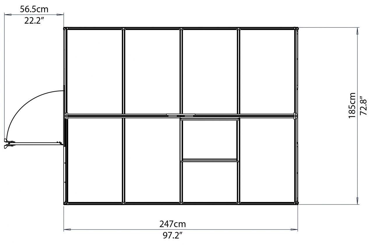 Trend Line Gewächshaus TrendLine Gewäc...