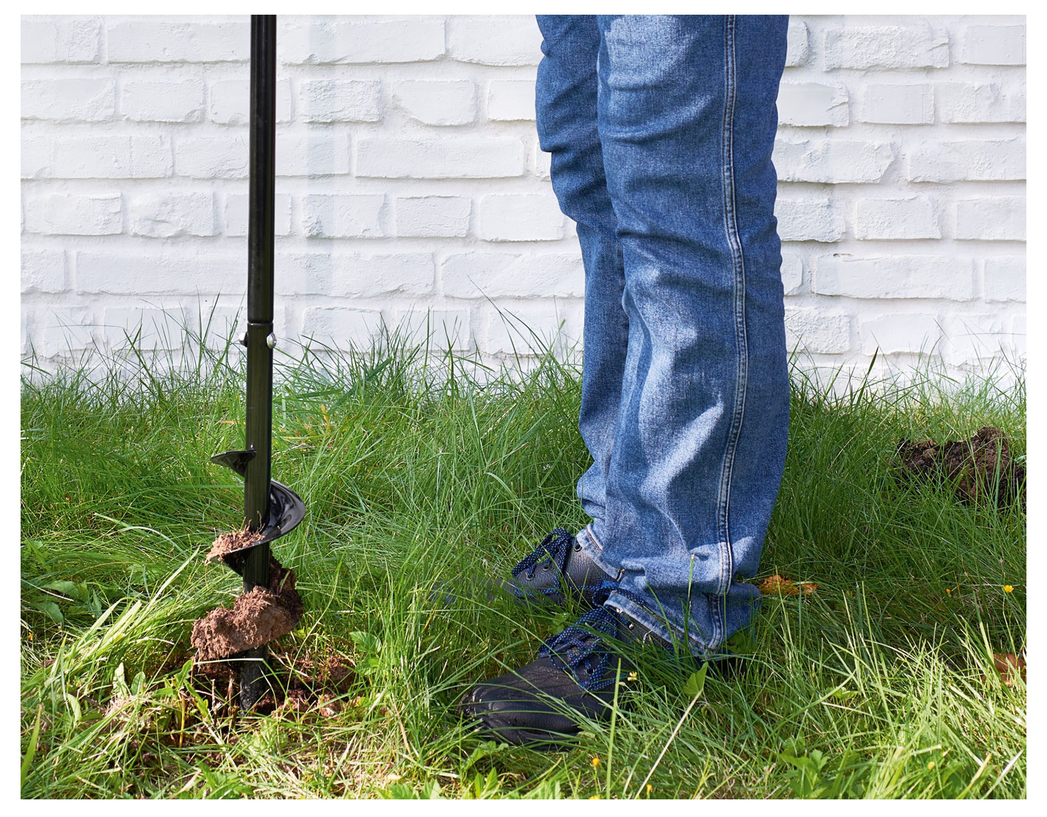 Parkside Handerdbohrer Erdlochbohrer, ⌀ 10 cm, Bohrtiefe: 80 cm