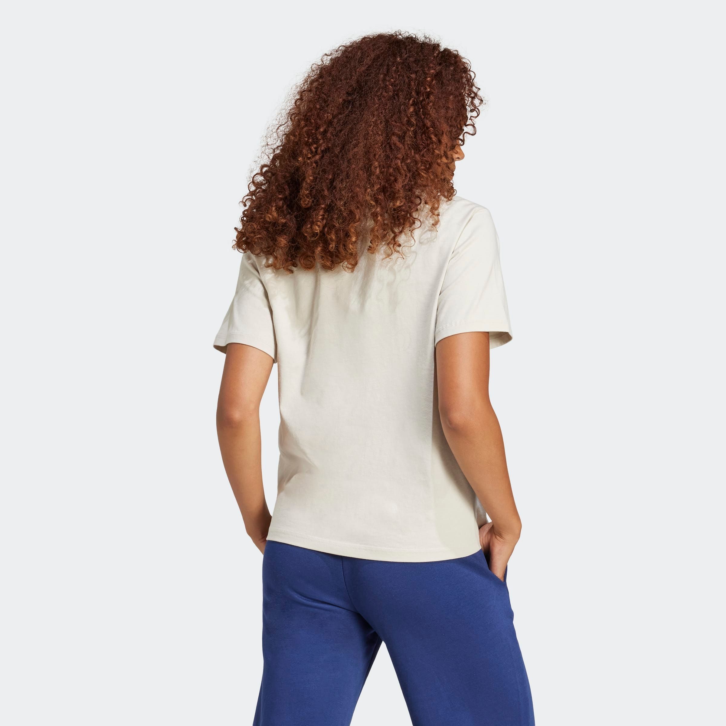 adidas Sportswear T-Shirt W SL SJ T Basic Design, Rundhalsausschnitt, mit kleinem 3-Streifen Logo