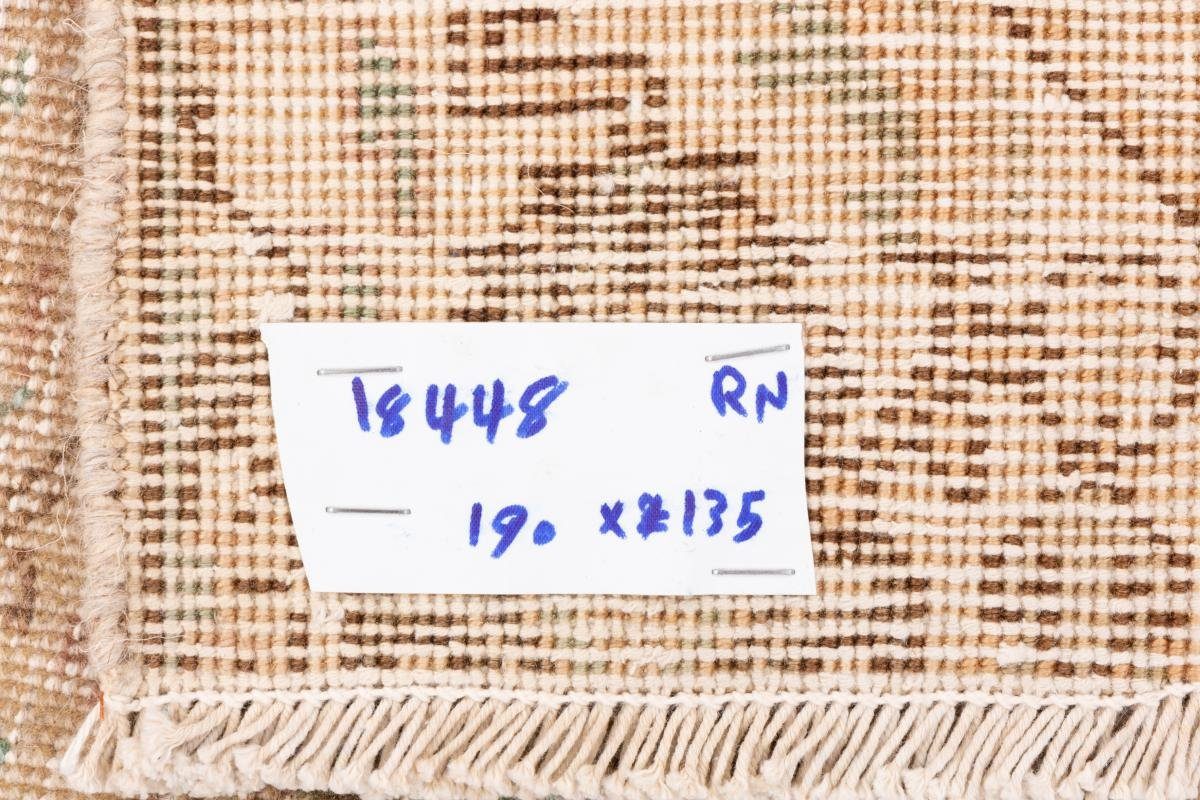 135x190 Perserteppich, Höhe: Trading, Handgeknüpfter Orientteppich Moderner Nain / Vintage 5 mm Orientteppich rechteckig,