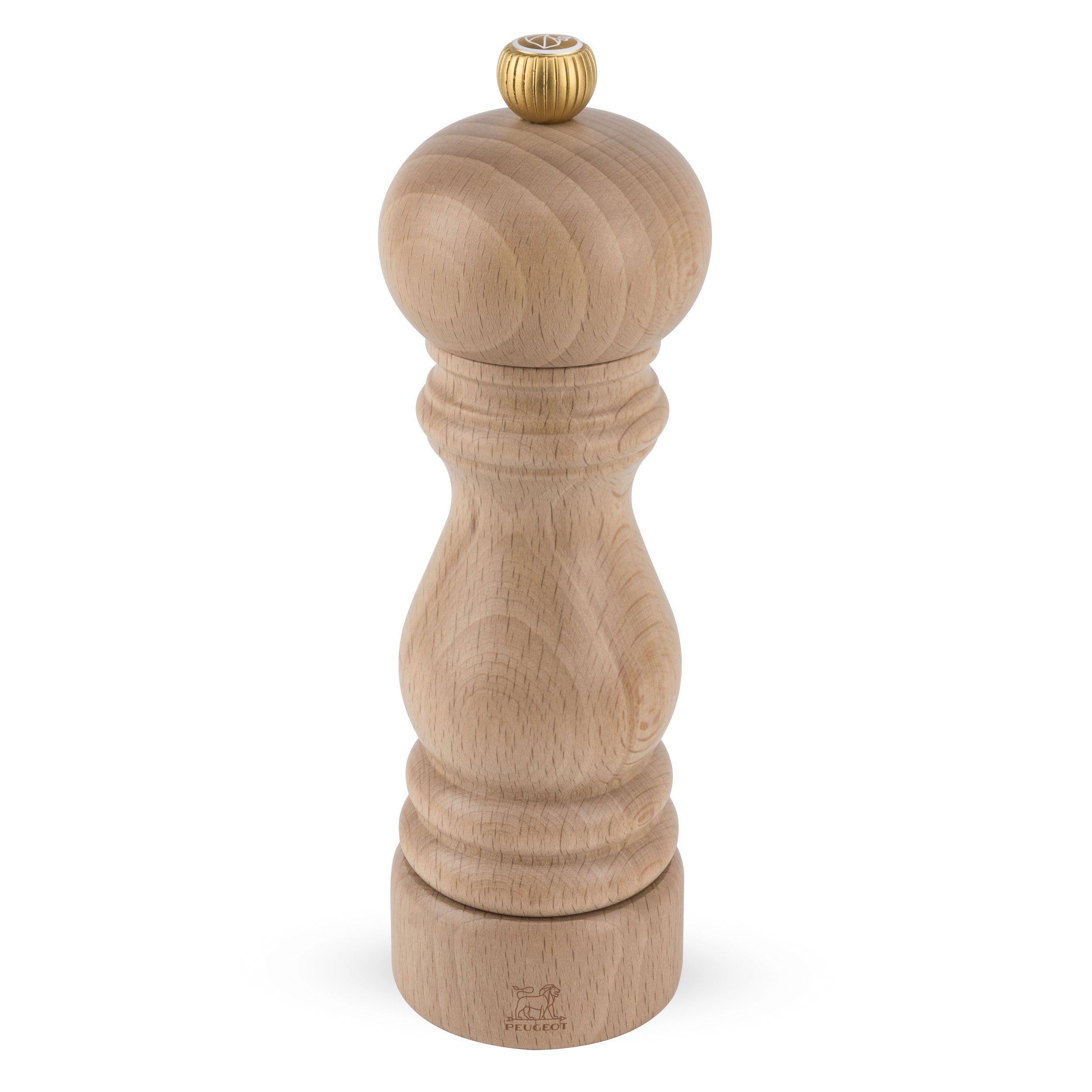 PEUGEOT Salzmühle PARIS 18cm Buchenholz Natur Edelstahlmahlwerk Gewürzmühle Manuell Manuell
