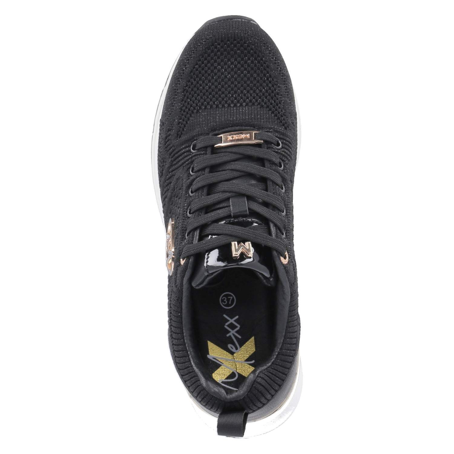 Mexx Mexx MI001009151W1000 Damen Textil & Synthetik schwarz Schnürschuh