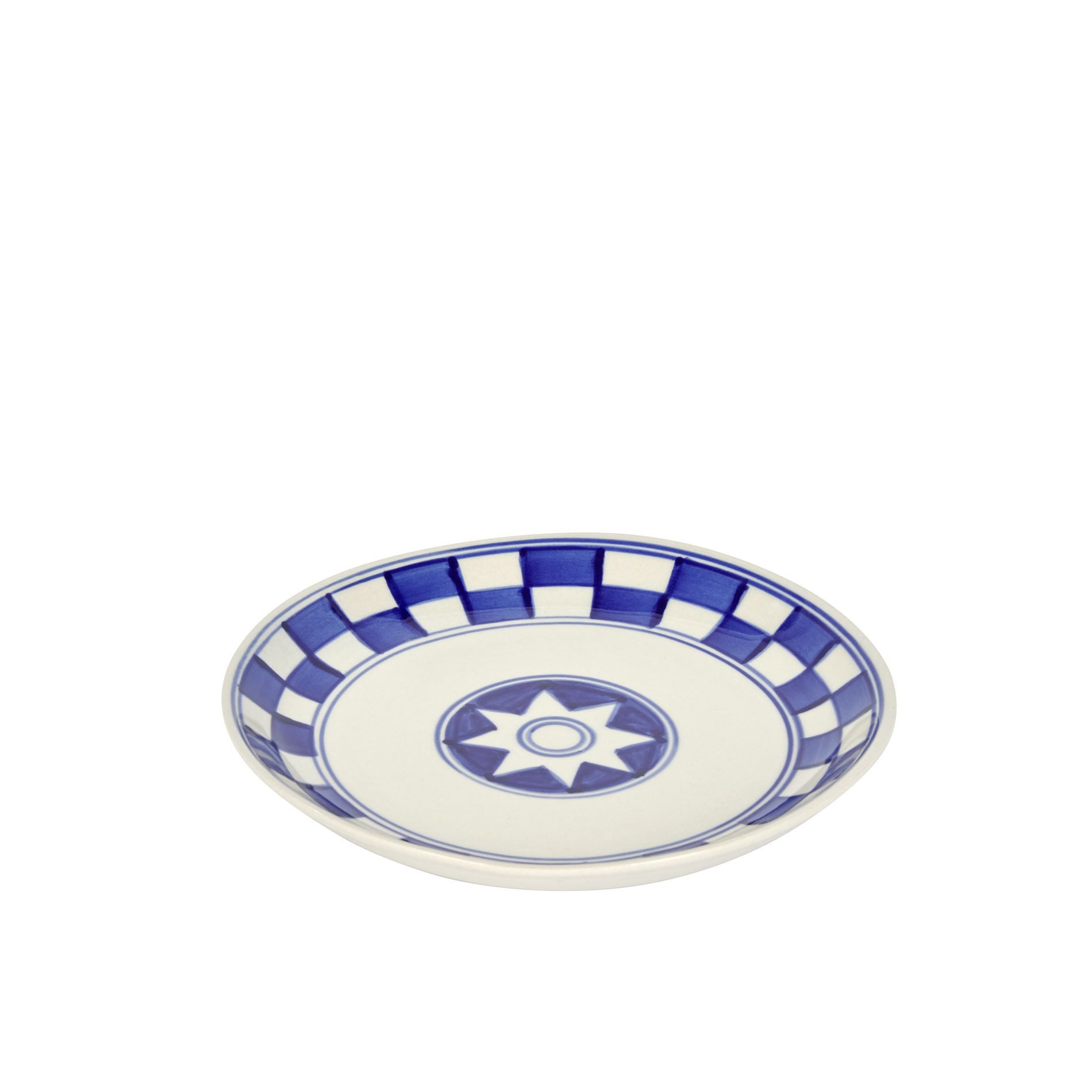 Lambert Тарелка для завтрака Тарелка для завтрака creme/blau, D 19 cm, H 2,5 cm K