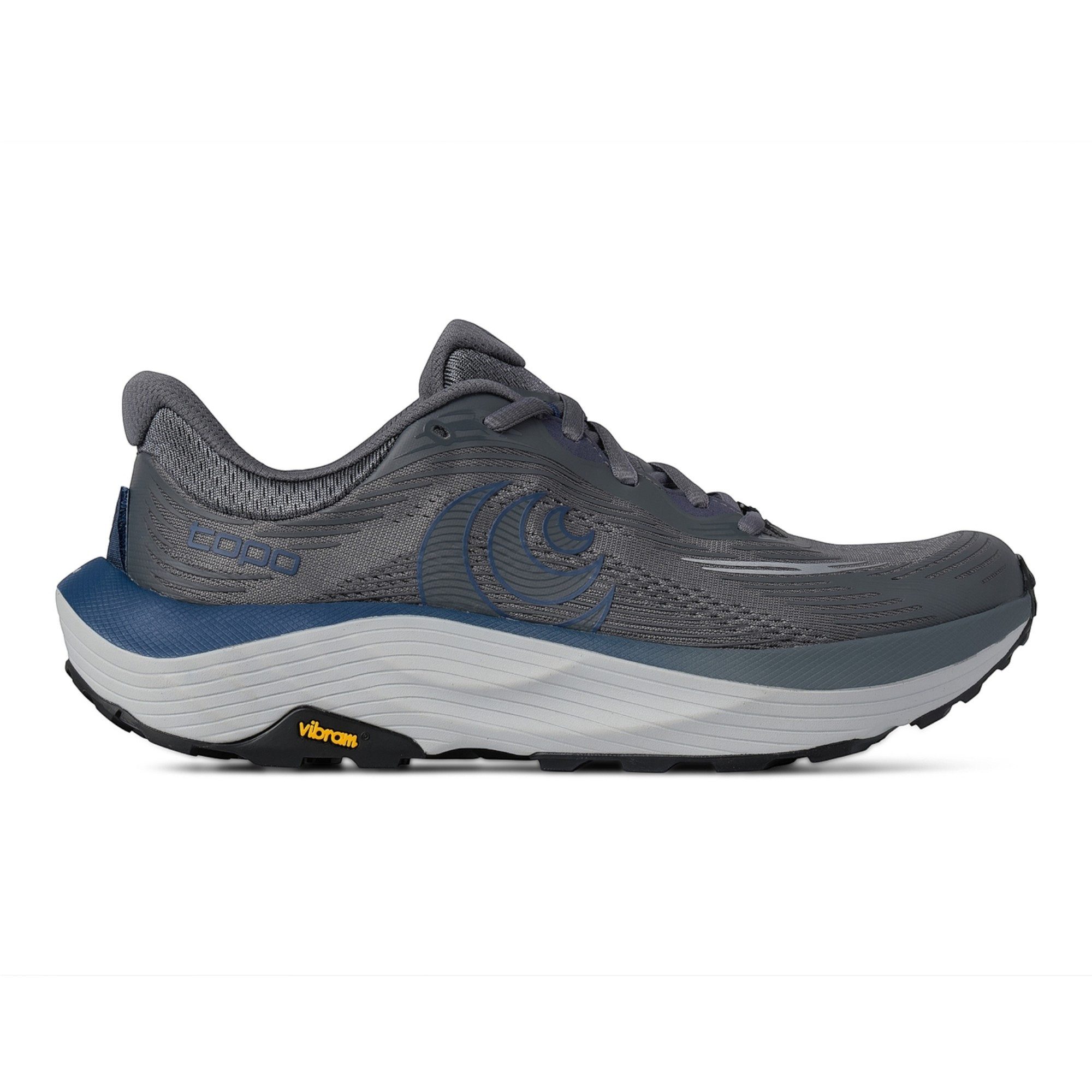 Topo Ultraventure 5 (Stabilität, Langstrecke, breitere Zehenbox) grau/blau Laufschuh