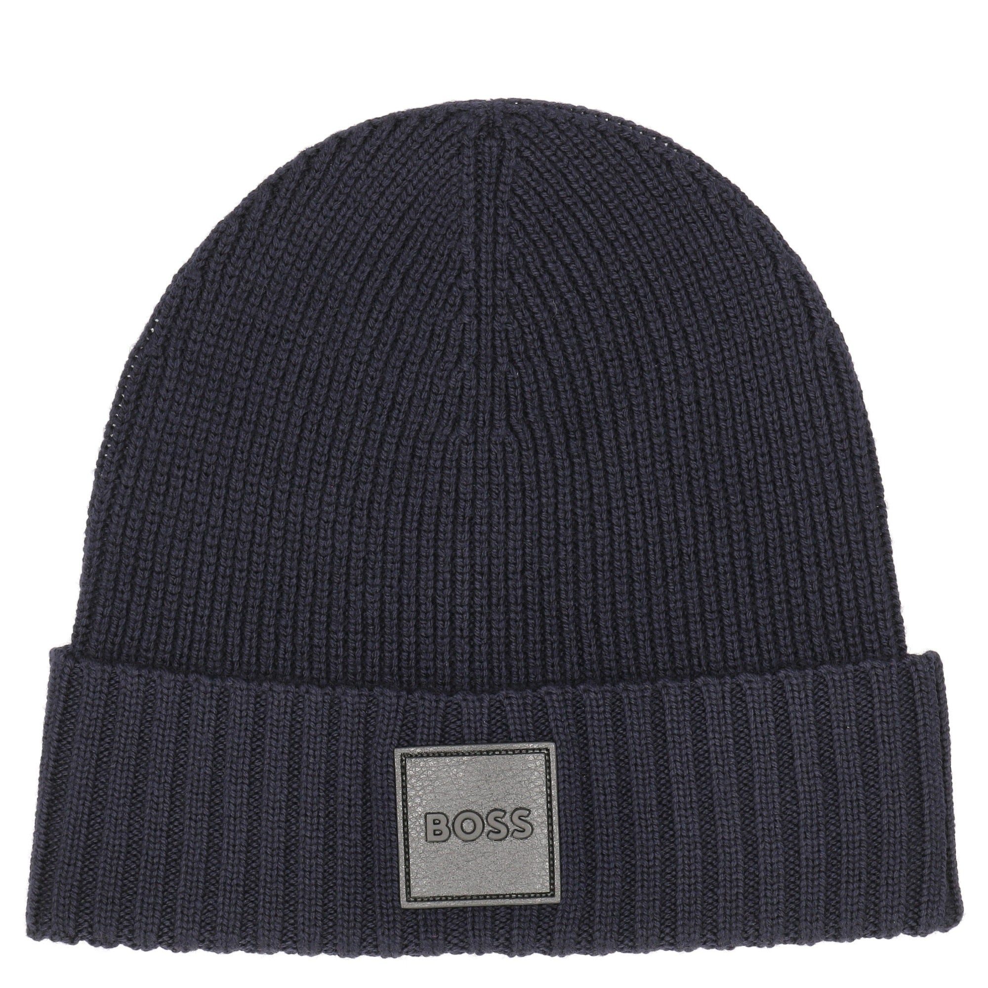 BOSS Strickmütze Flavio - Mütze (dark blue) günstig online kaufen