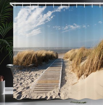 Abakuhaus Duschvorhang Moderner Digitaldruck mit 12 Haken auf Stoff Wasser Resistent Breite 175 cm, Höhe 180 cm, europäisch Deutschland Landschaft