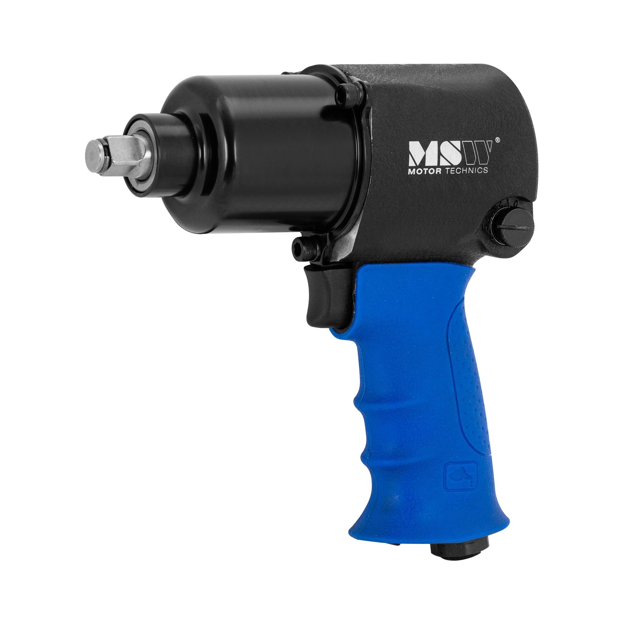MSW Druckluft-Schlagschrauber Profi-Druckluft-Schlagschrauber Druckluftschrauber 1/2" 881 Nm 7000, 7000 U/min