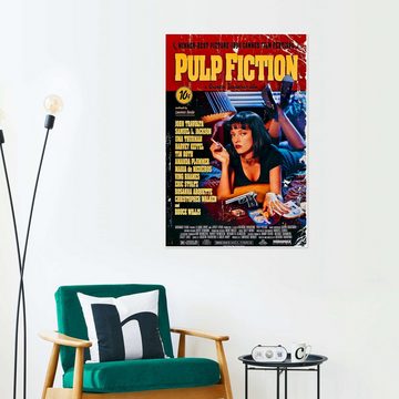 Posterlounge Poster Vintage Entertainment Collection, Pulp Fiction (englisch), Illustration