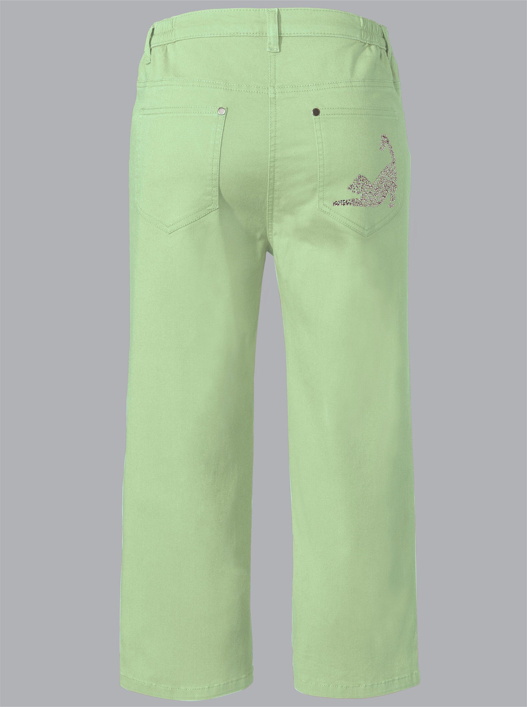 Sieh an! Jeansshorts Capri-Jeans komfortabel