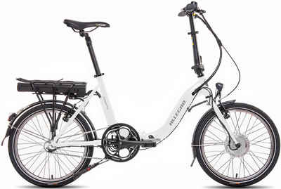 ALLEGRO E-Bike »Compact 3 Plus 374 White«, 3 Gang Shimano, Nabenschaltung, Frontmotor 250 W