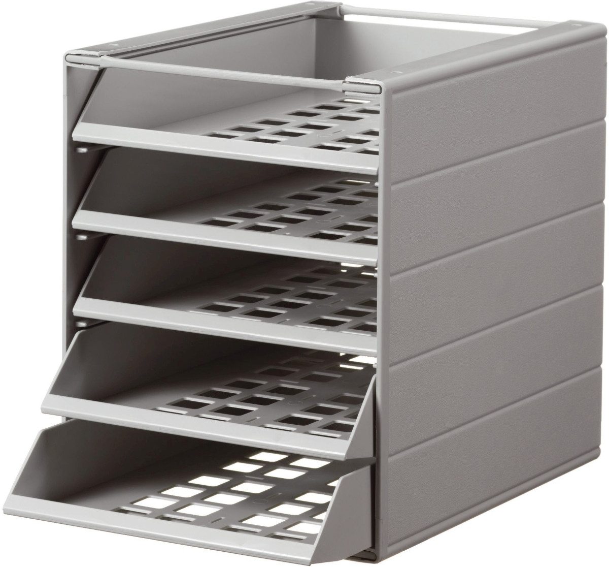 DURABLE Organizer Schubladenbox Idealbox Basic 5 5 Fächer grau