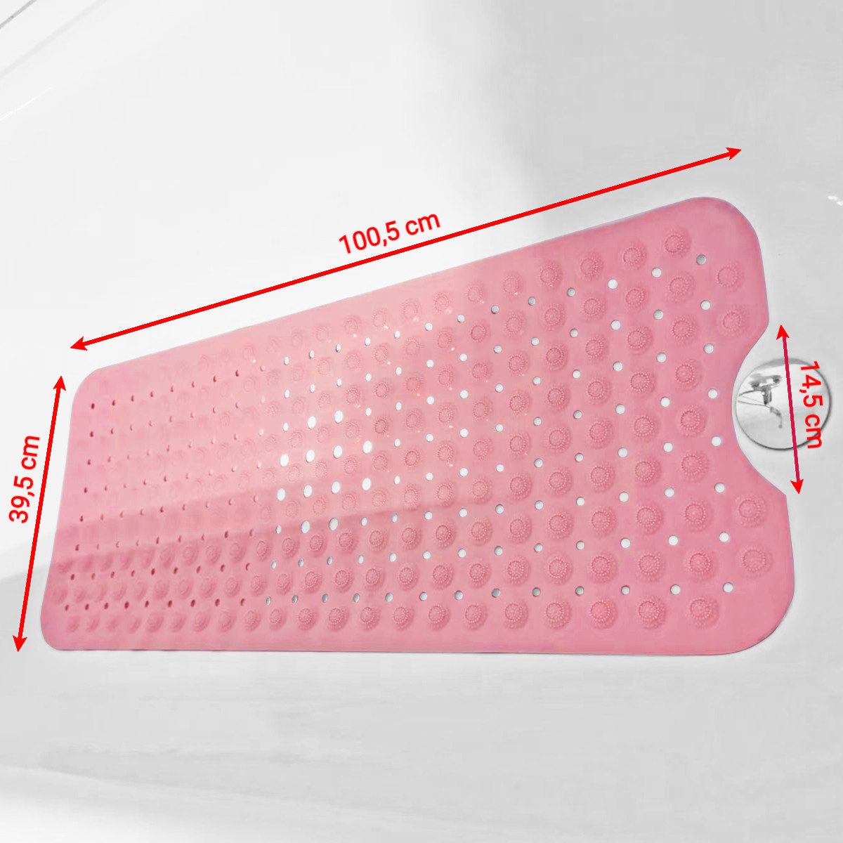 WITEN&NOCK Duschmatte Badewanneneinlage Badewannenmatte rutschfest Antirutschmatte – Bild 3 von 4
