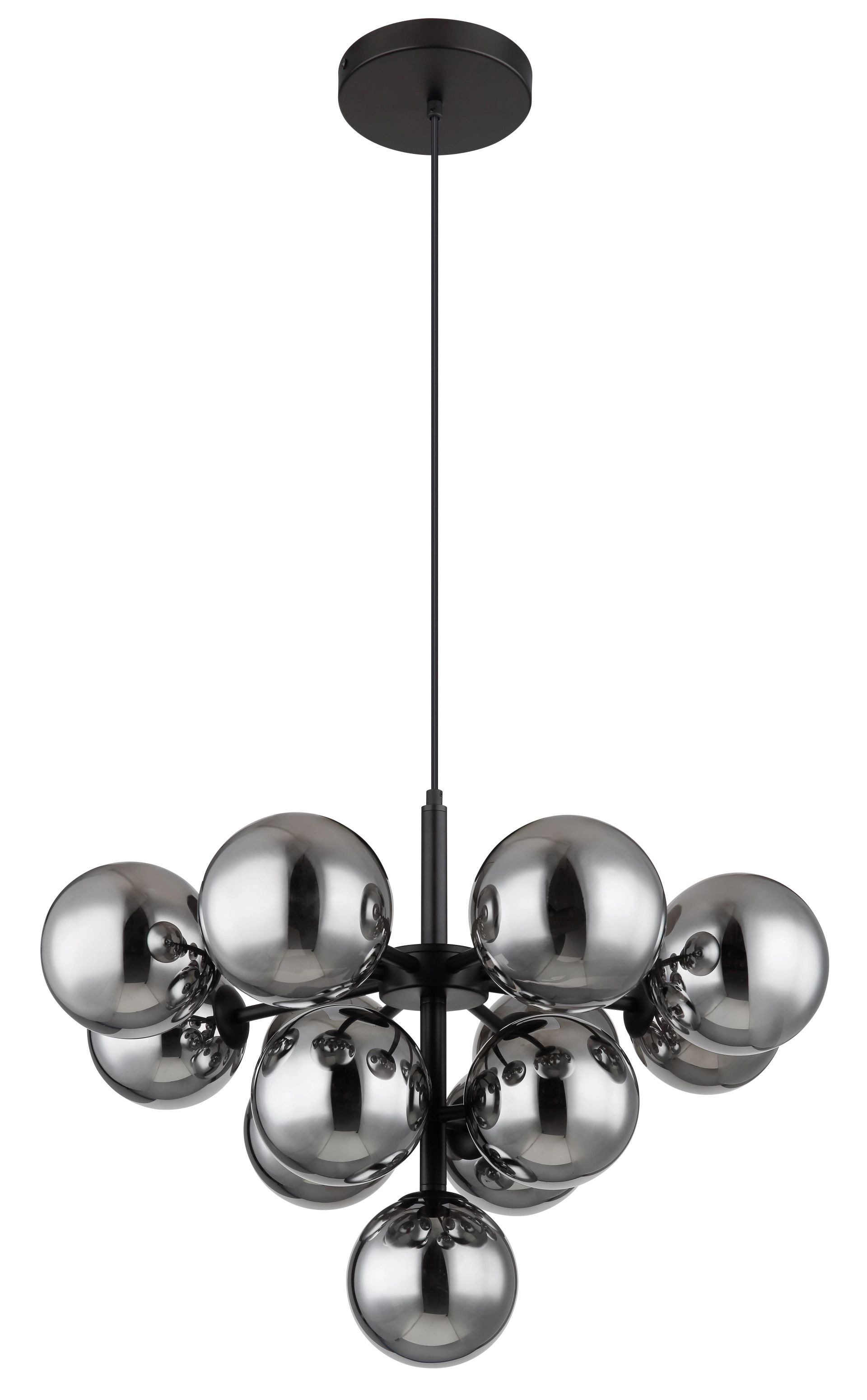 GLOBO LIGHTING Pendelleuchte GRAPPY, ohne Leuchtmittel, Hängeleuchte, Hängelampe, Glas, Wohnzimmer, Essbereich