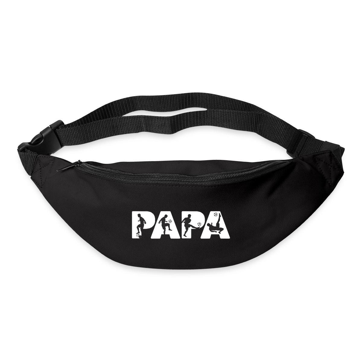 Gürteltasche Papa Fußball Silhouette Vater Gürteltasche