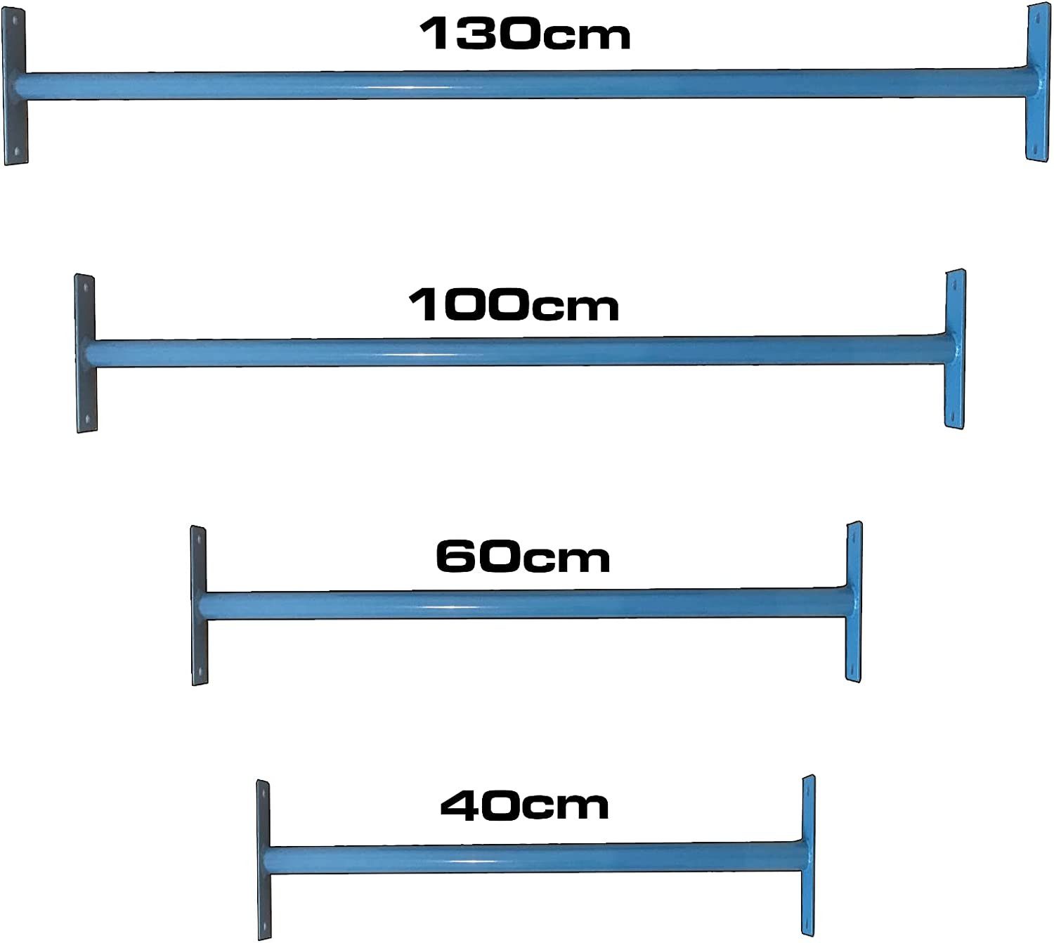 KS Handel 24 - ODER Klimmzugstange BLAU, TURNSTANGE GRÜN SCHWARZ KLETTERSTANGE 40-180cm RECKSTANGE