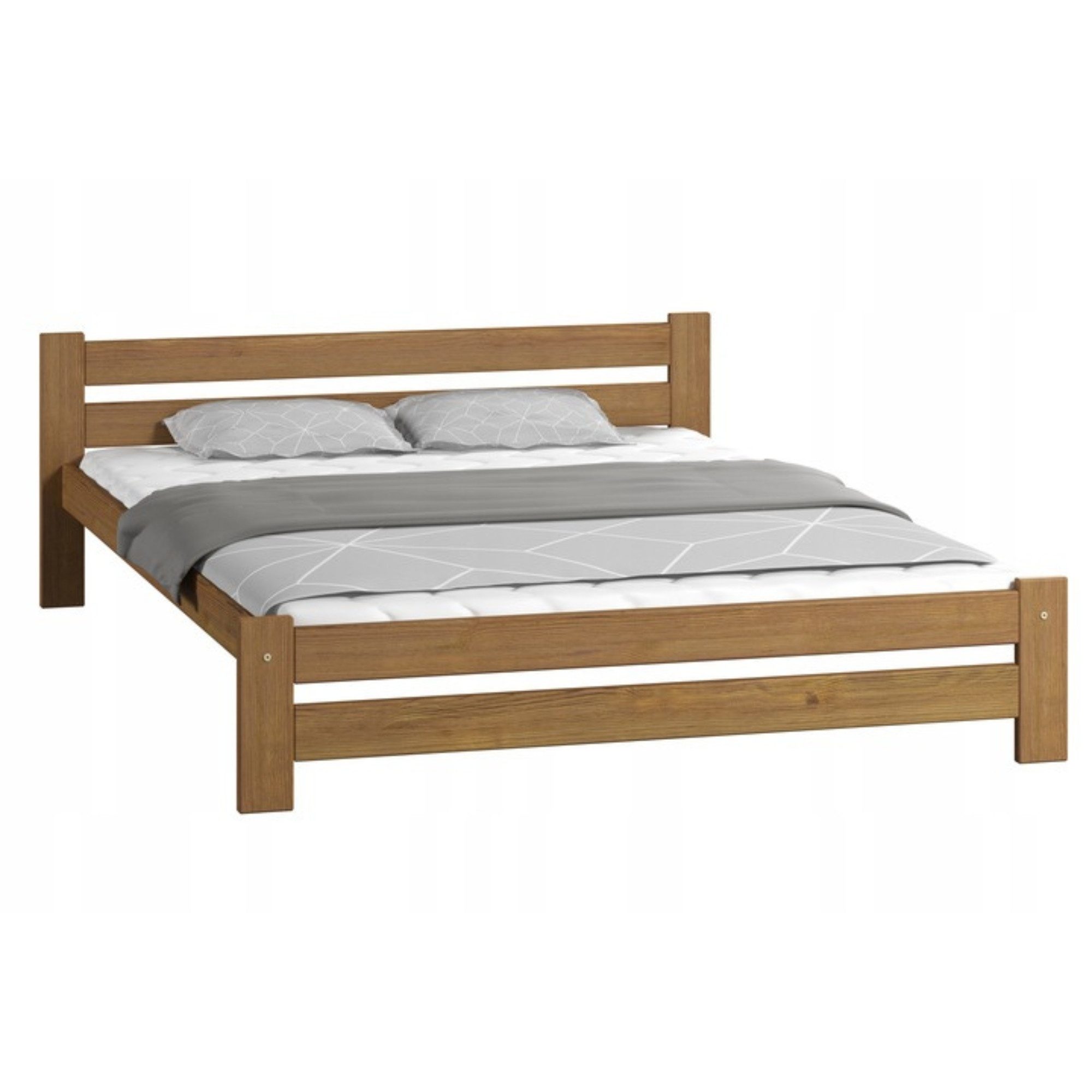 Home Collective Holzbett aus Massivholz Kiefer, mit abgeschrägten Kanten & günstig online kaufen