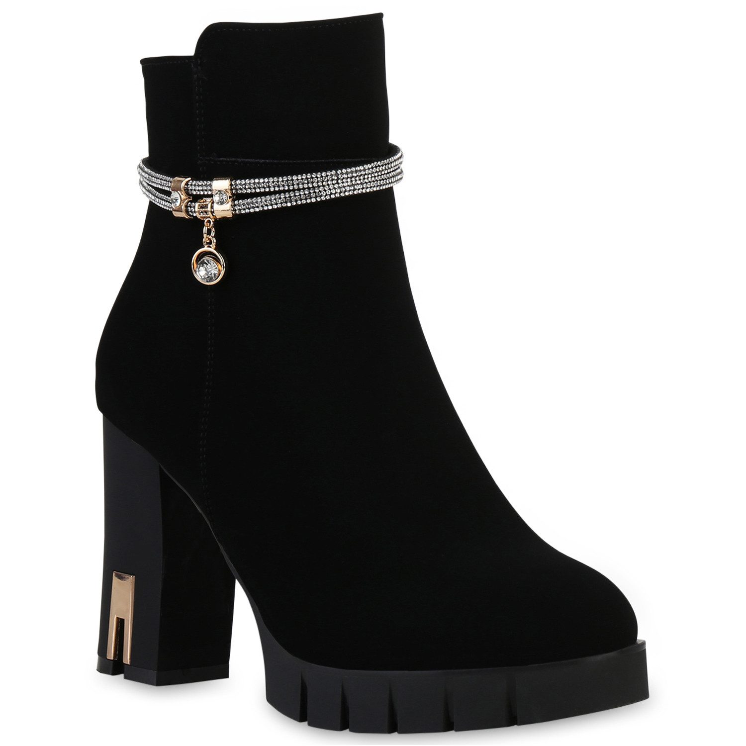 VAN HILL 840506 Stiefelette Damen Leicht Gefütterte Klassische Stiefeletten günstig online kaufen