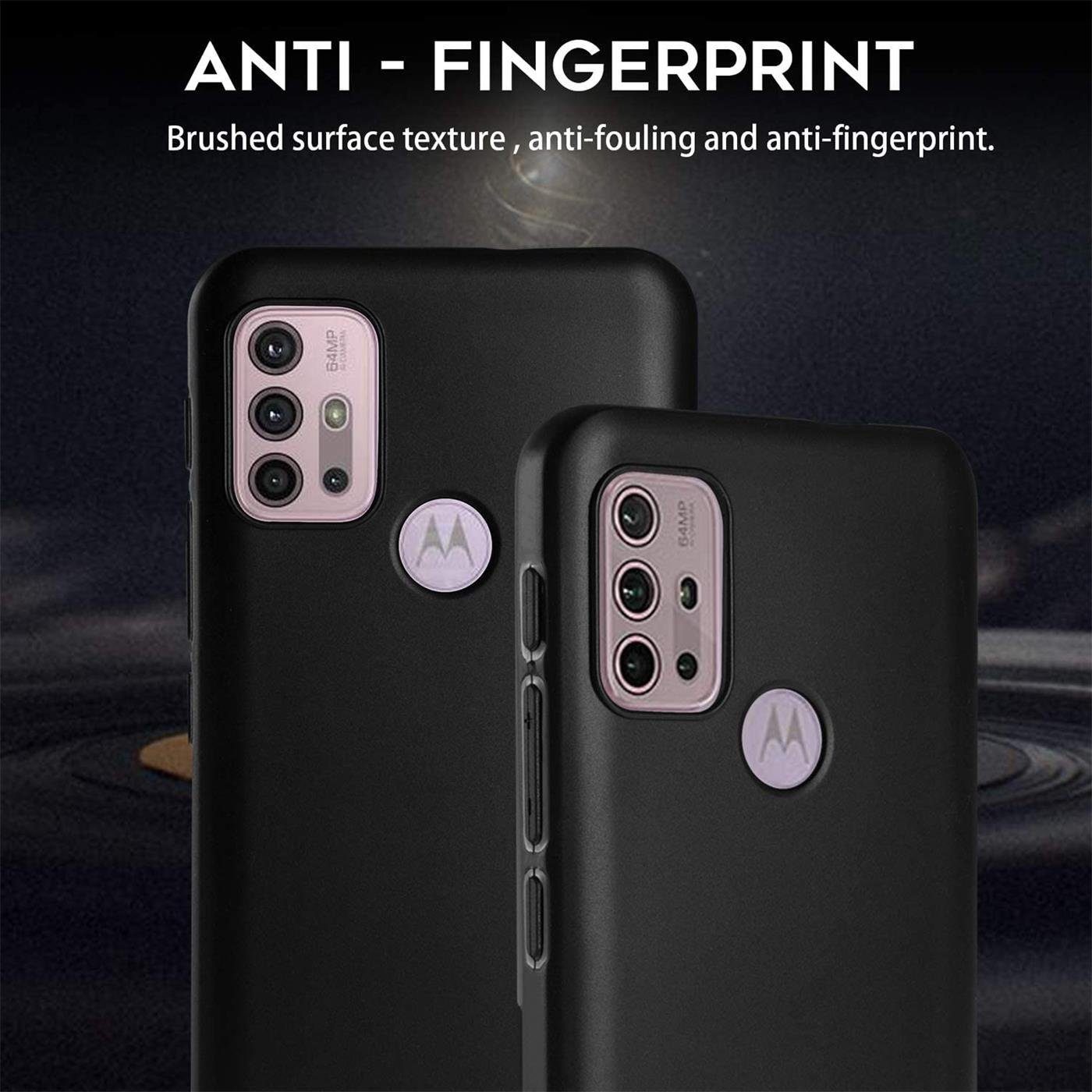 CoolGadget Handyhülle Black Series Handy Hülle für Motorola Moto G30 / G20 / G10 6,5 Zoll, Edle Silikon Schutzhülle für Motorola Moto G30 / G20 / G10 Hülle