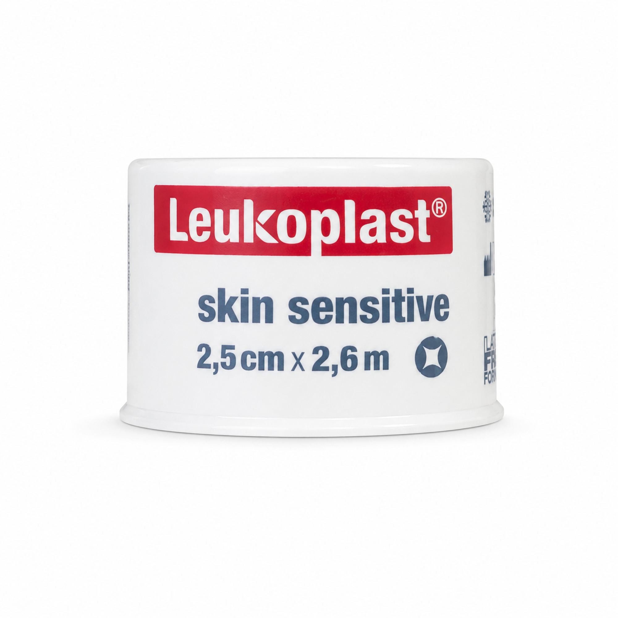 Bsn Medical Fixierpflaster LEUKOPLAST Skin Sensitive 2,5 cm x 2,6 m m.Schutzr.