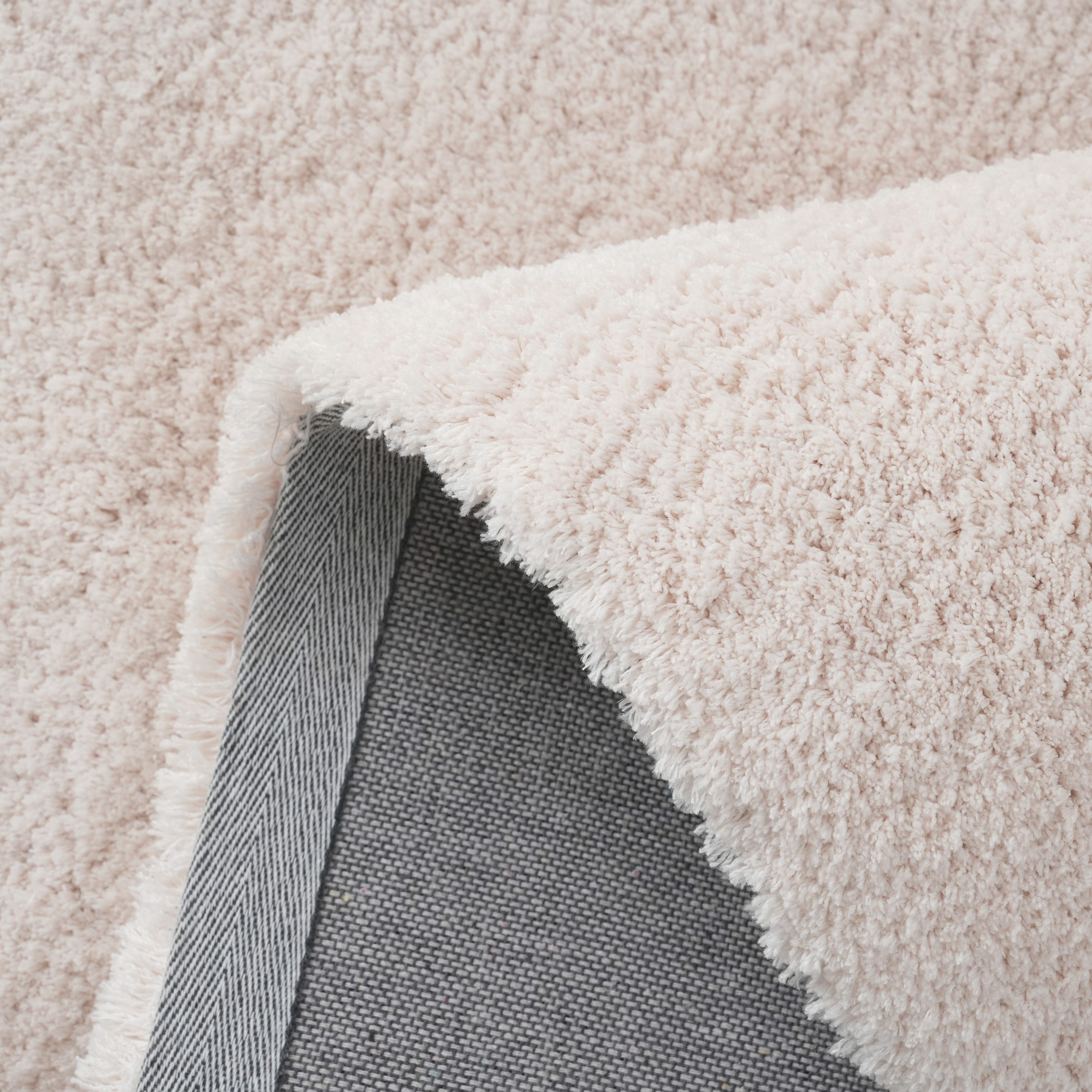 OTTO home Hochflor-Läufer Microfaser Teppich Magong, besonders weich, sehr feiner Flor, rechteckig, Höhe: 25 mm, uni Teppiche, Wohnzimmer, Schlafzimmer, Kinderz – Bild 4 von 5