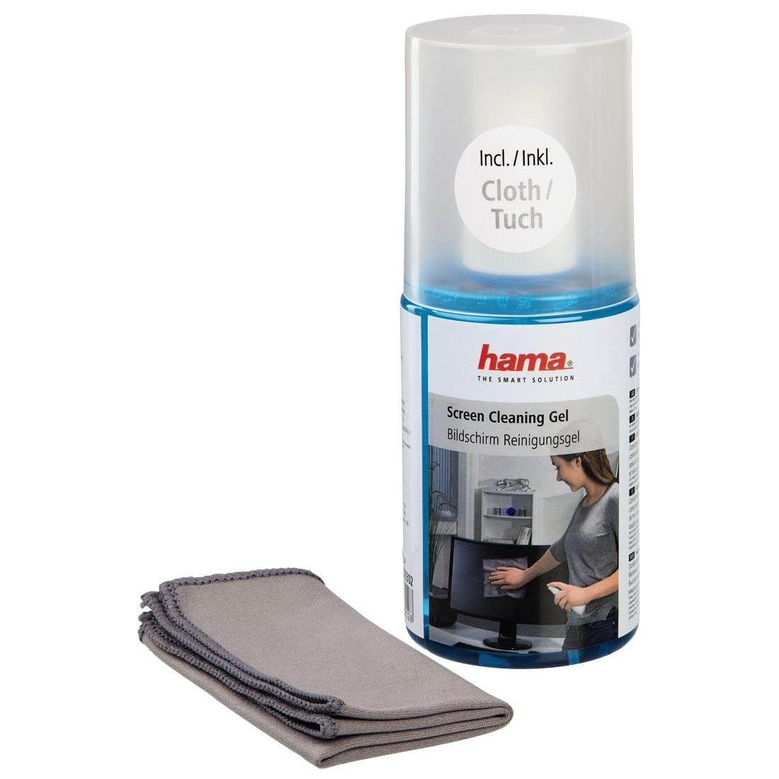 200 Hama Tuch inklusive Bildschirm-Reinigungsgel, Reinigungs-Set ml,