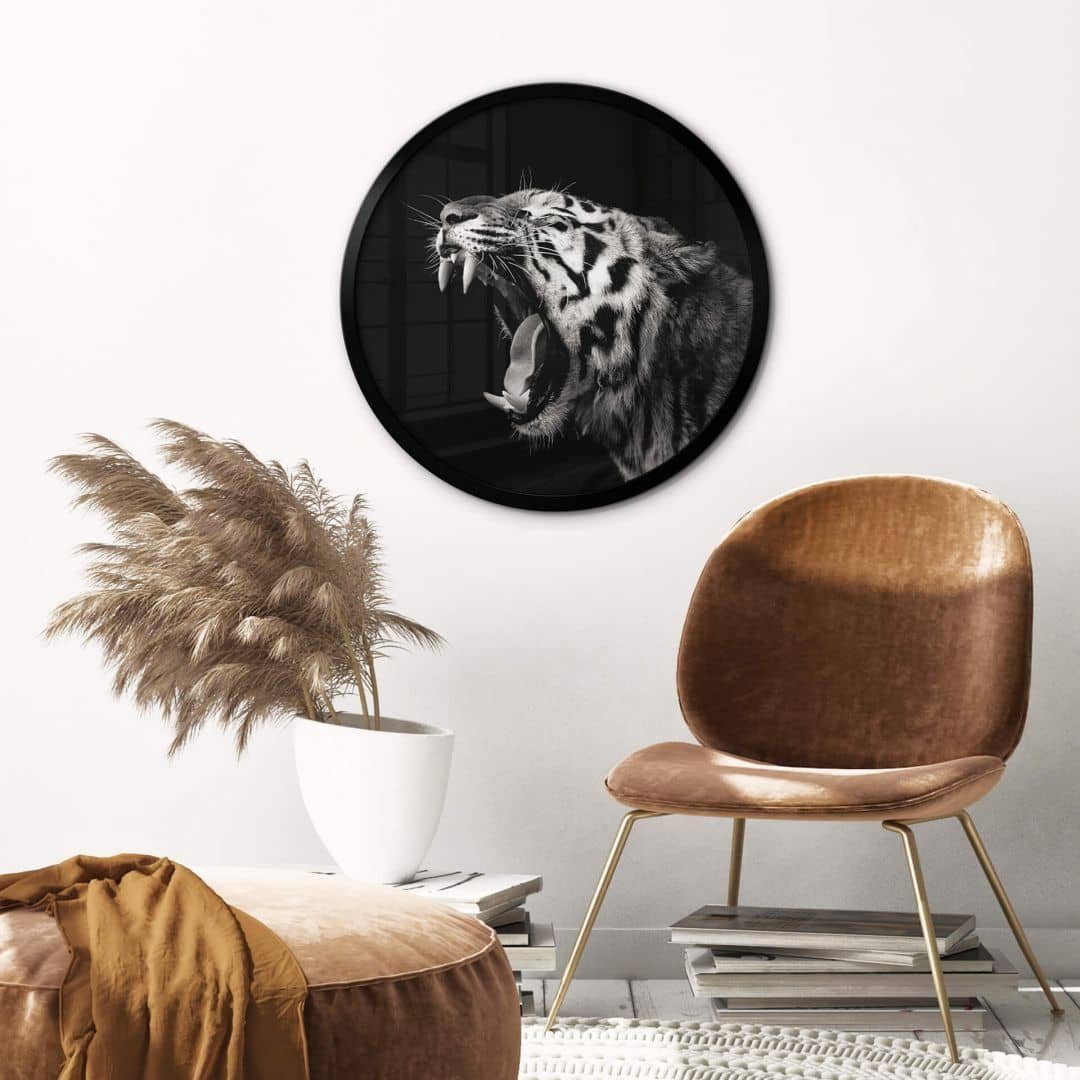 Poster Wandbild Poster Safari Kinderzimmer Waldtiere Meermann Tiger