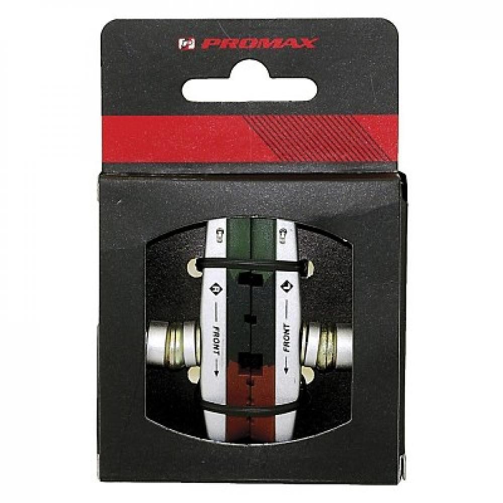 Promax Felgenbremse Promax Bremsschuh für V-Brake dreifarbig