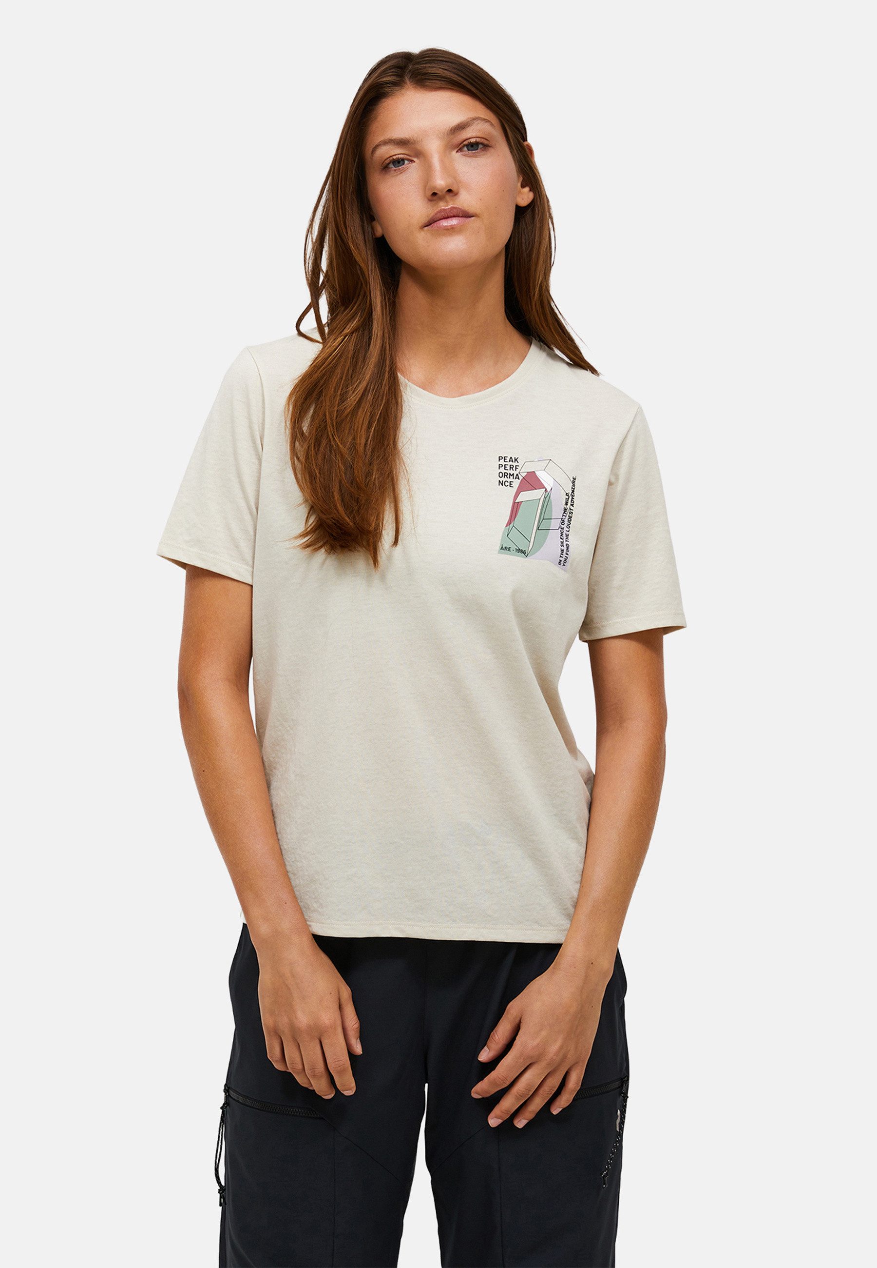 Peak Performance T-Shirt W Explore Graphic Tee
