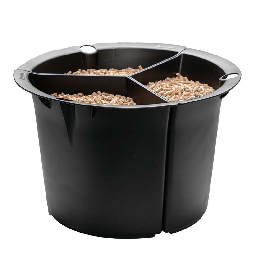 ADURO Kaminholzkorb Plastikeinsatz Pellet 3 tlg. für Aduro Proline Holzkörbe Ø 45 cm