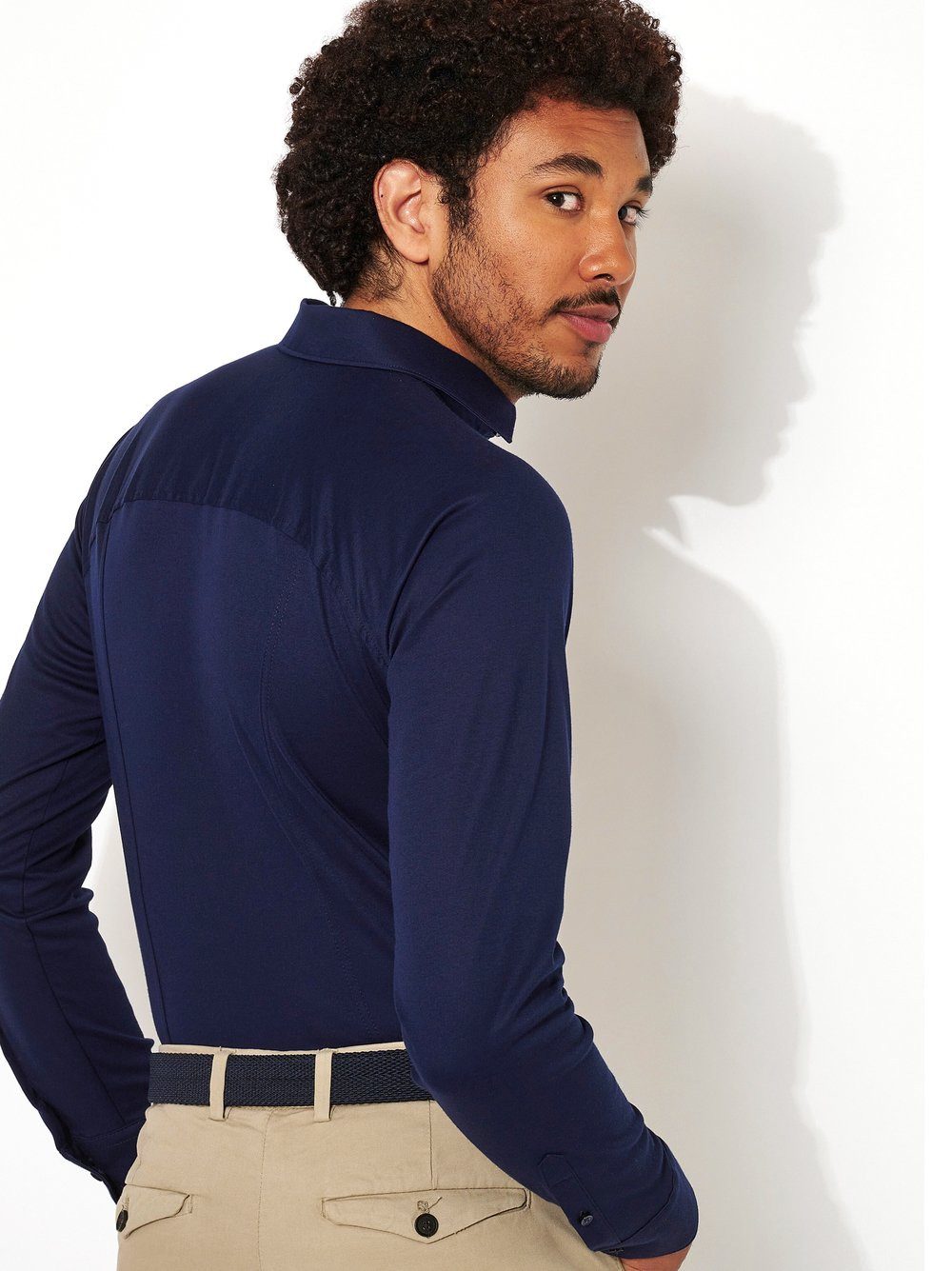 DESOTO Langarmhemd Jerseyhemd Casual Kent langarm günstig online kaufen