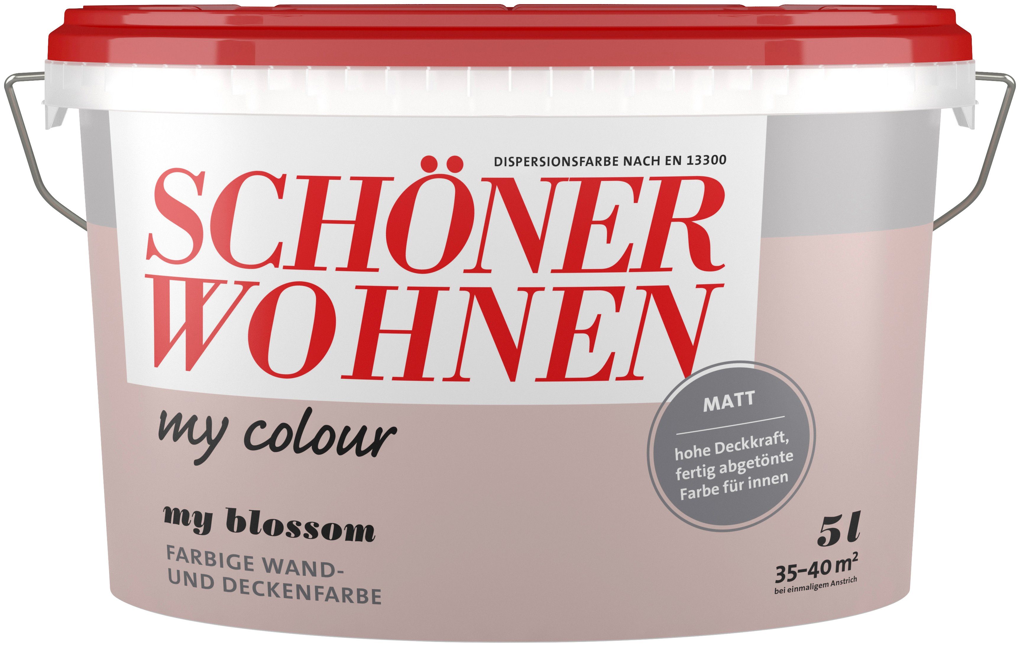 SCHÖNER WOHNEN FARBE Wand- und Deckenfarbe my colour, matt, leicht zu verarbeitende Innenfarbe