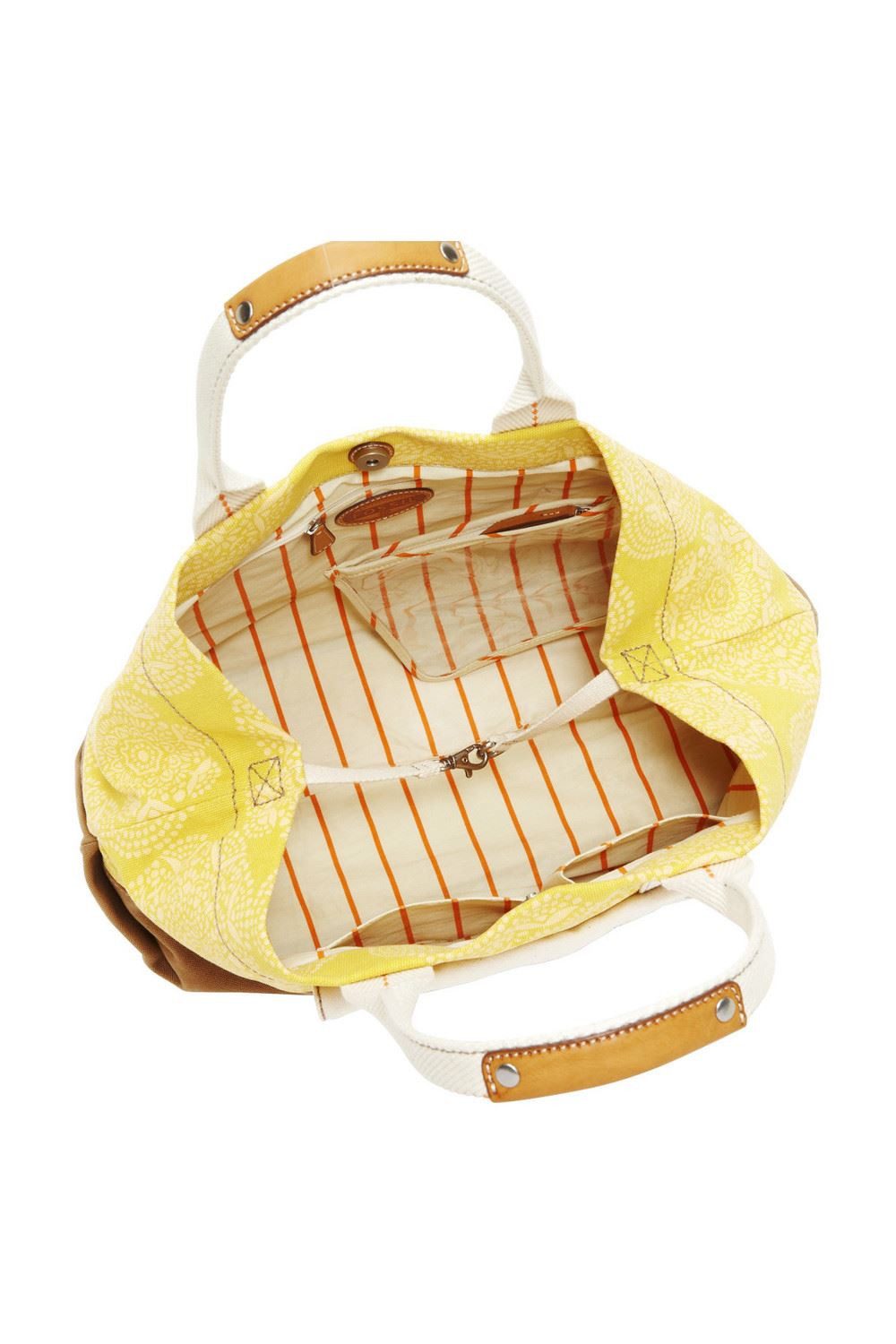 Fossil Handtasche Stoff Gelb Lena Tote - ZB5671700