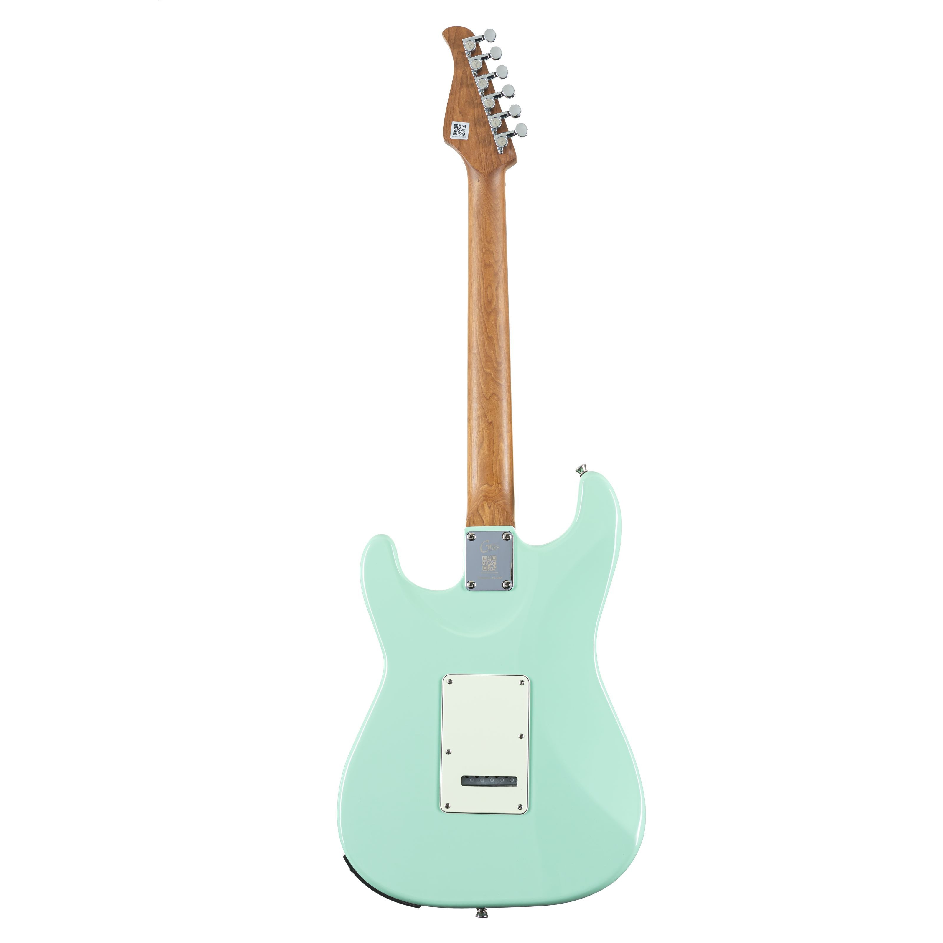 Mooer Audio E-Gitarre, E-Gitarren, ST-Modelle, GTRS Standard 800 Intelligent Guitar Surf Green - E-Gitarre