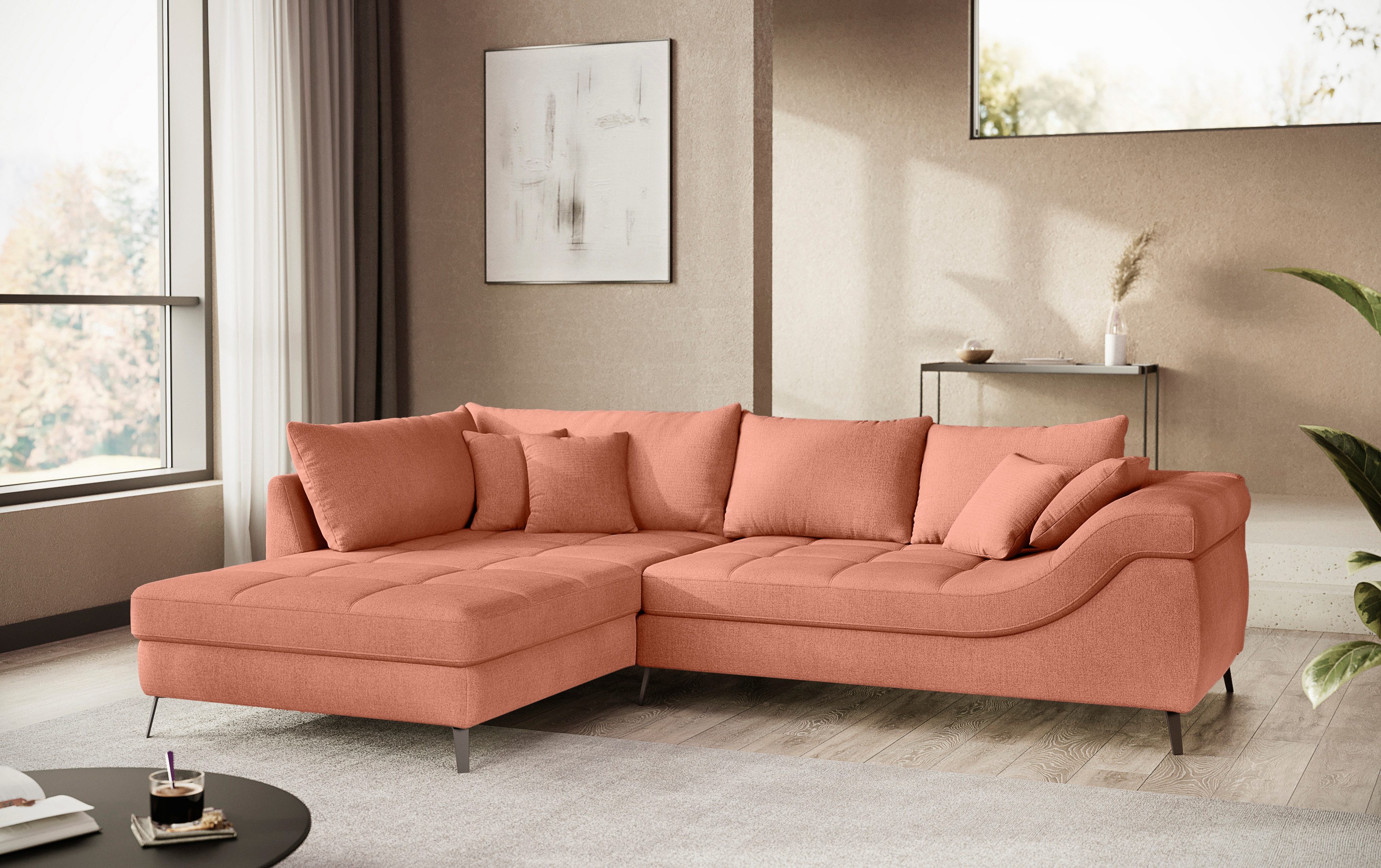 Mr. Couch Ecksofa Portofino L-Form, 4 günstig online kaufen