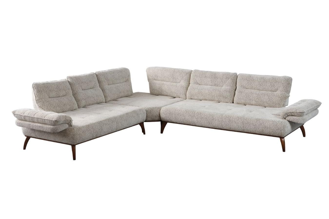 Villa Möbel Ecksofa Almond, 1 Teile, mit Relax-/Bettfunktion durch verstellbare Rückenlehne