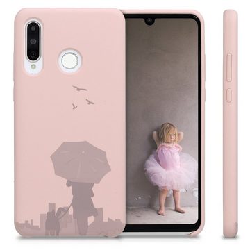 kwmobile Handyhülle Hülle für Huawei P30 Lite, TPU Silikon Schutzhülle mit Kameraschutz - Handy Case