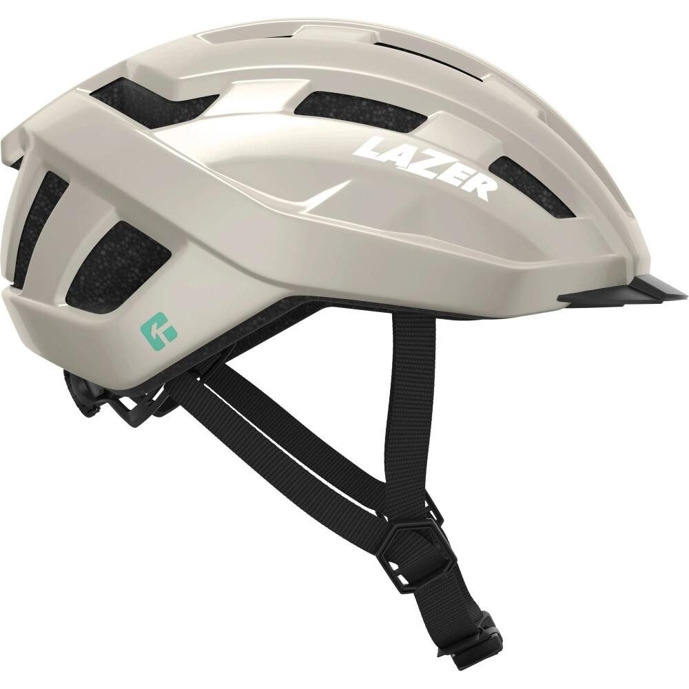 Fahrradhelm LAZER Helm Codax KinetiCore Freizeit Ice Grey Unisize 54-61 cm - siche