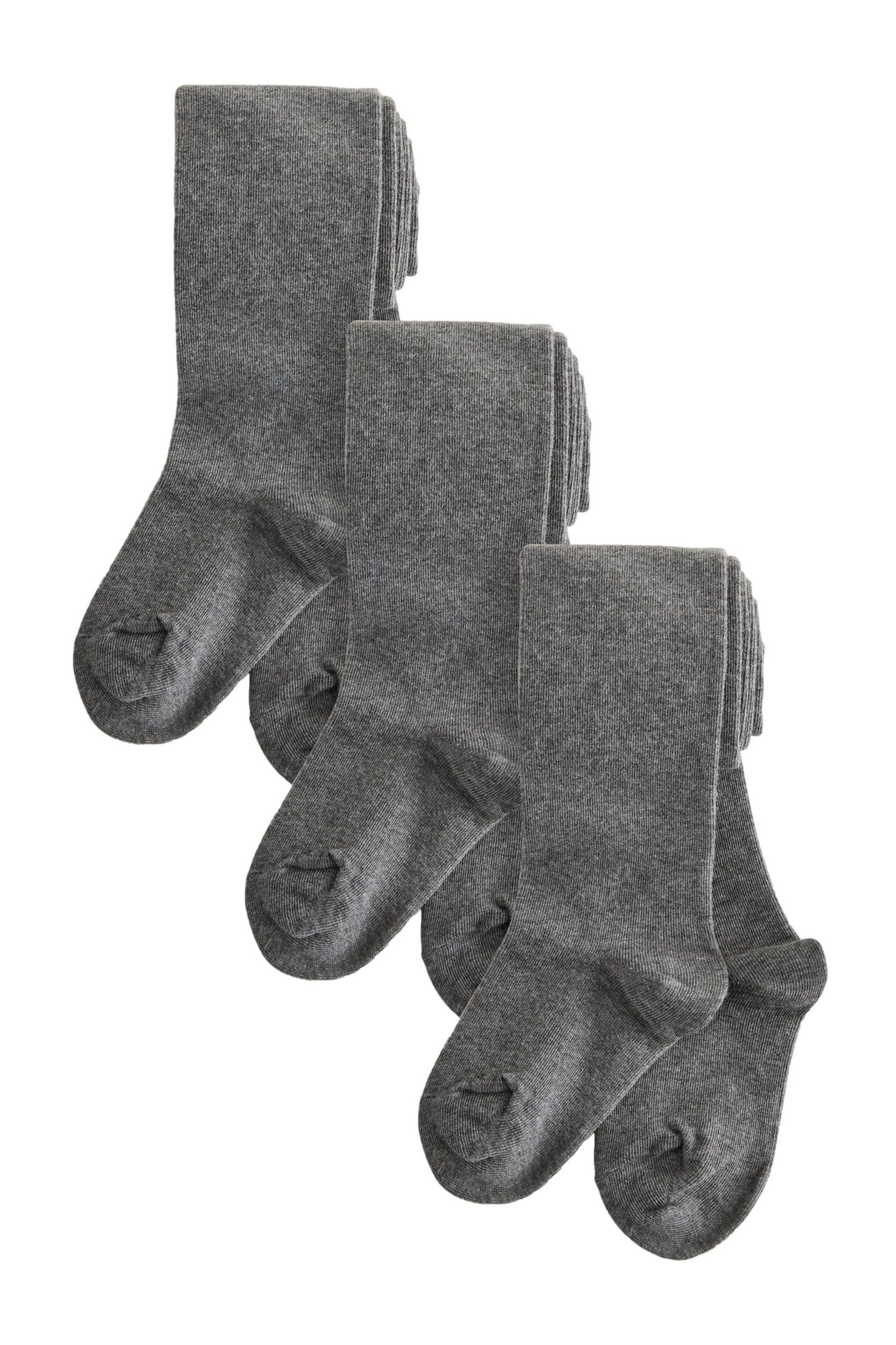 Next Strickstrumpfhose Довжинаre Schulstrumpfhose, 3er-Pack (3 St)