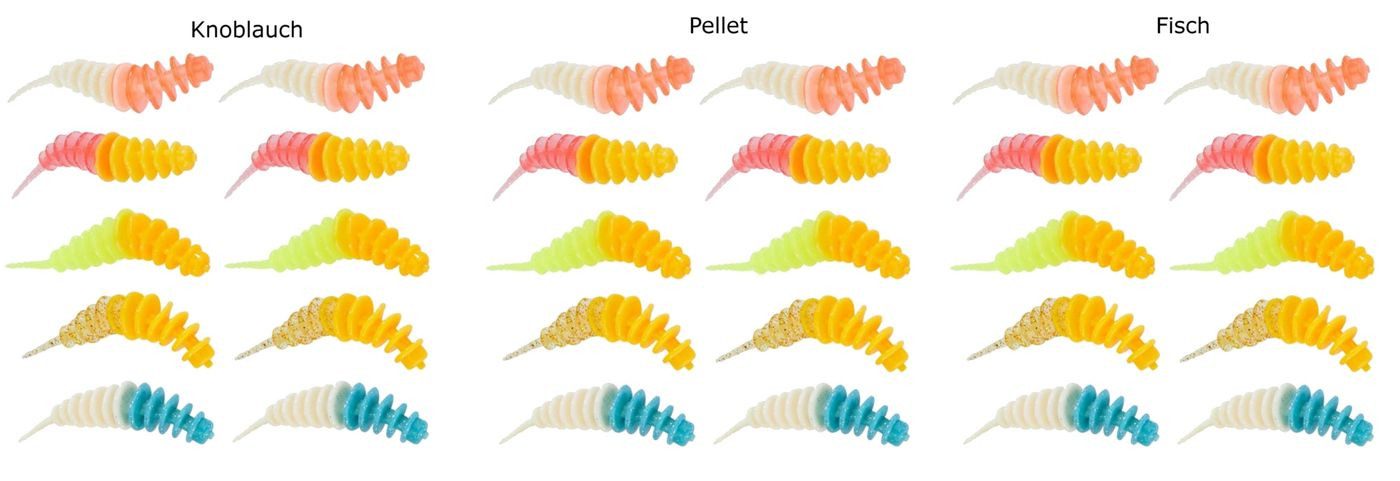 Kunstköder 30 Balzer Trout Collector Forellen Jigs Mix3 7cm 1,5g Kunstköder Set